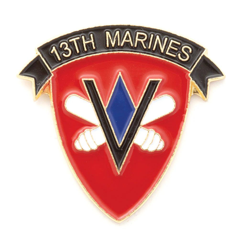 13th Marine Regiment Pin