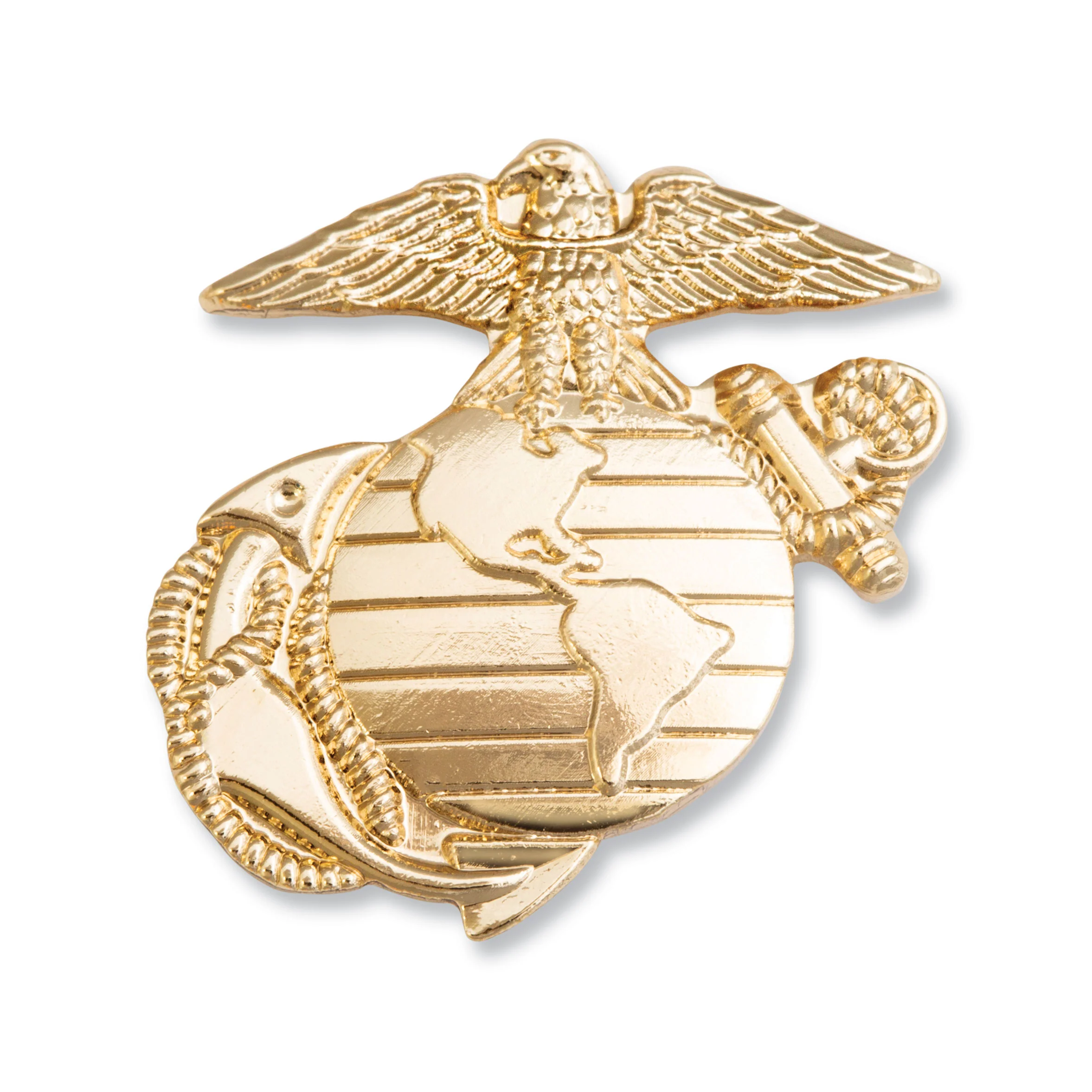 Gold Eagle Globe and Anchor Pin