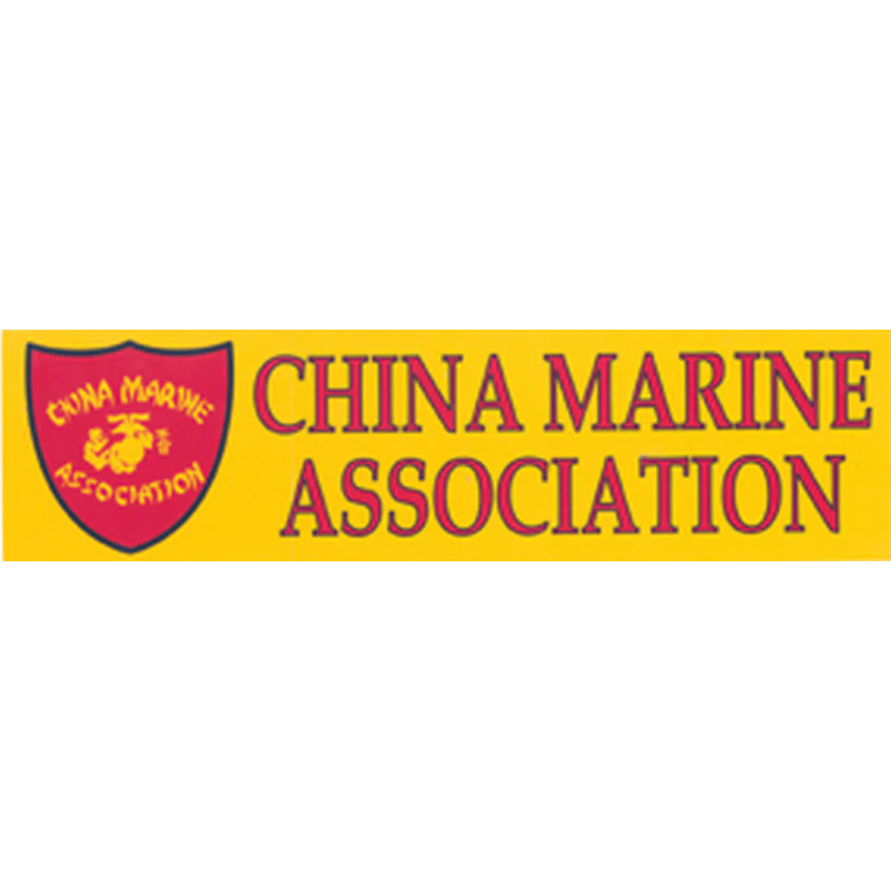 China Marine Association Bumper Sticker