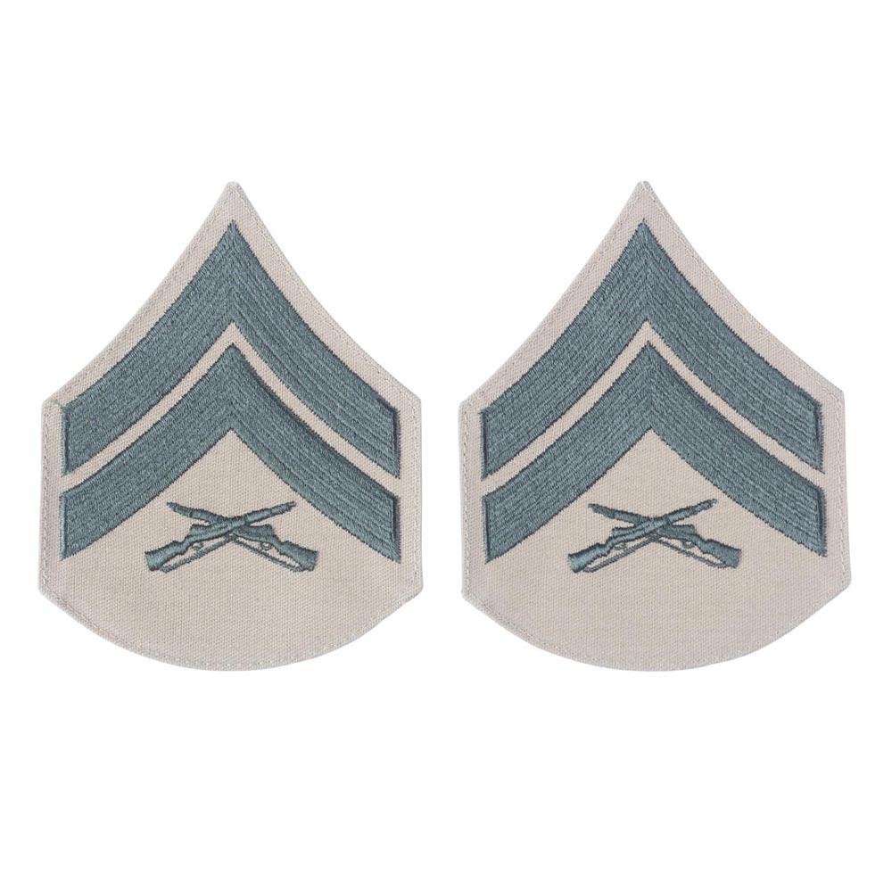 Green on Khaki Chevrons - Image 4