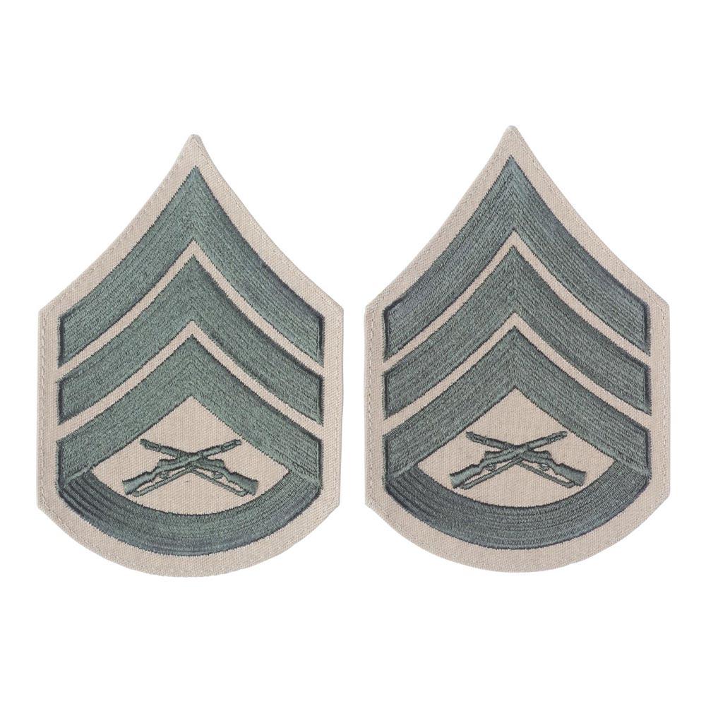 Green on Khaki Chevrons - Image 6