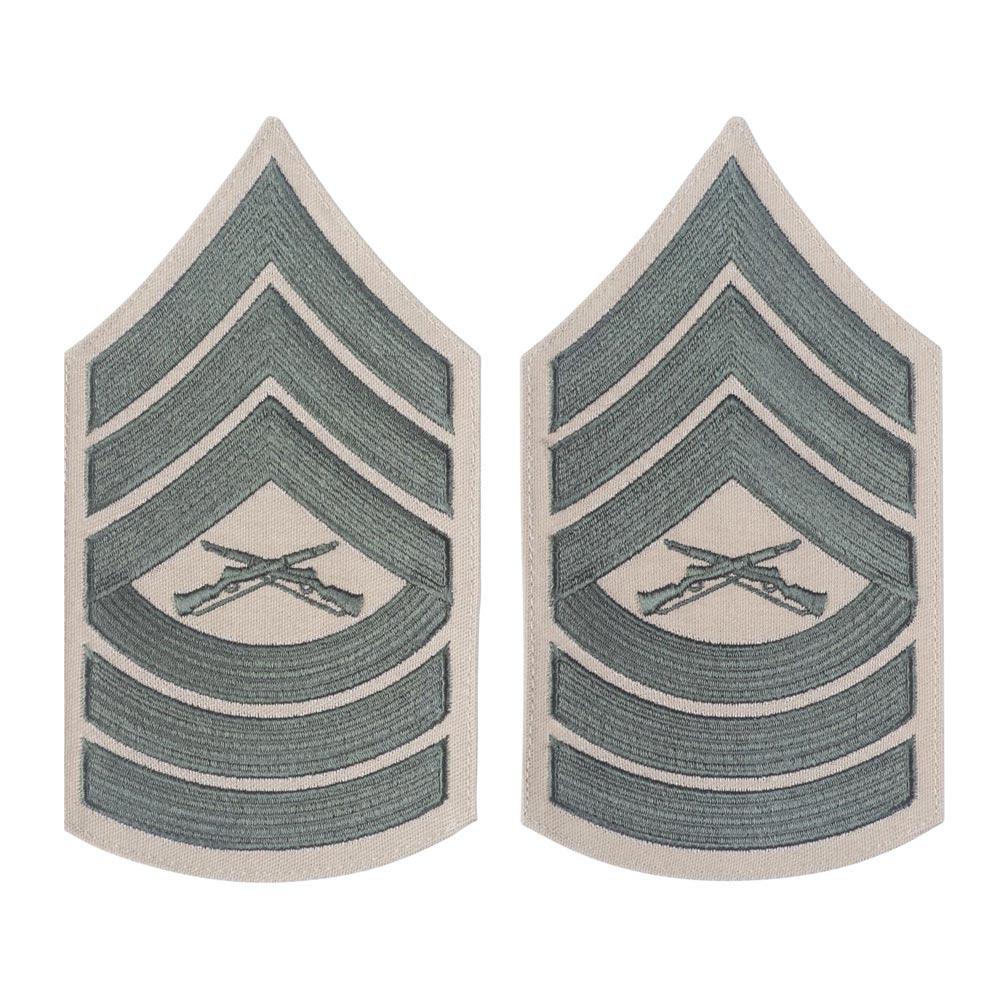 Green on Khaki Chevrons - Image 8