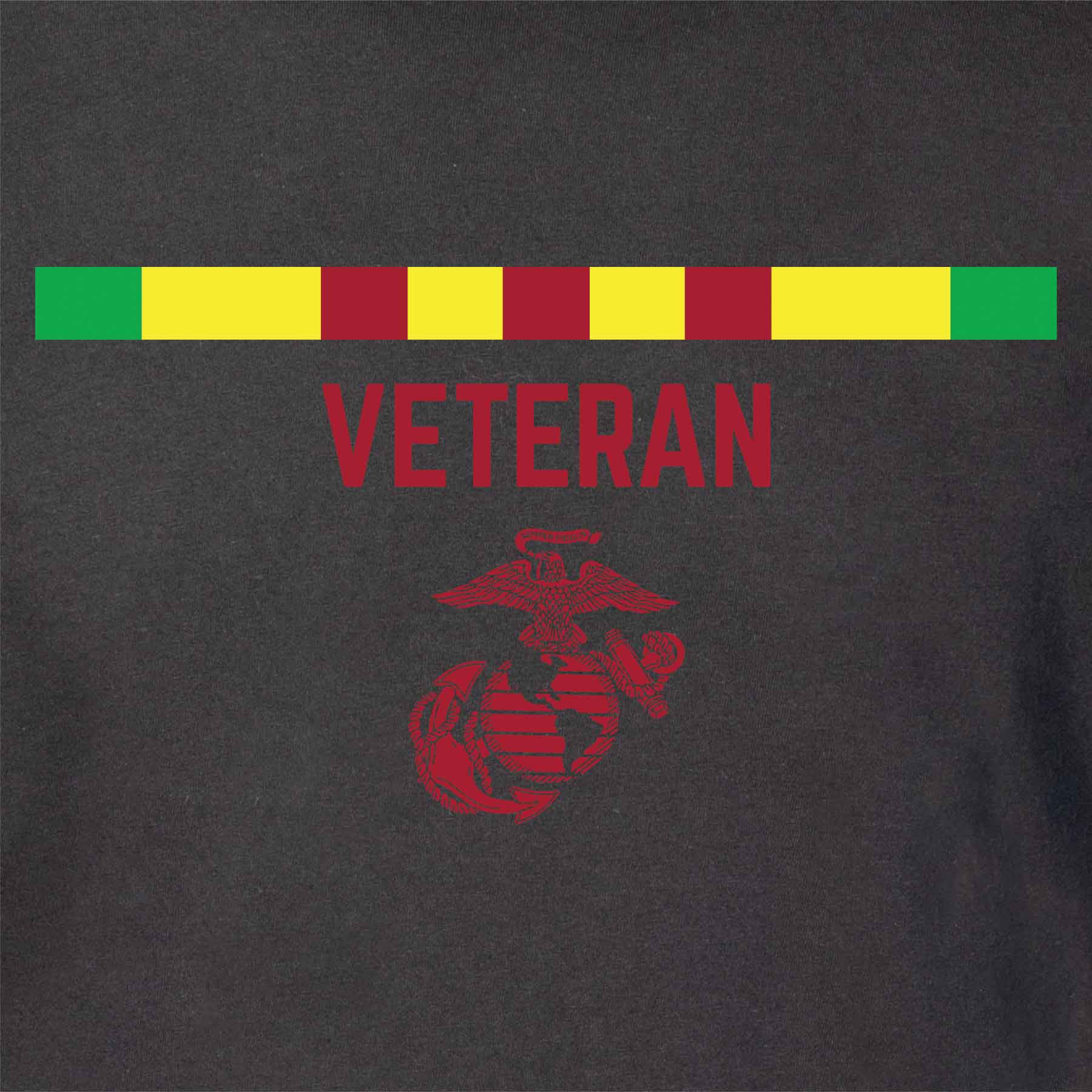 USMC Personalized Conflict and Rank T-shirt - Left Chest - Image 5