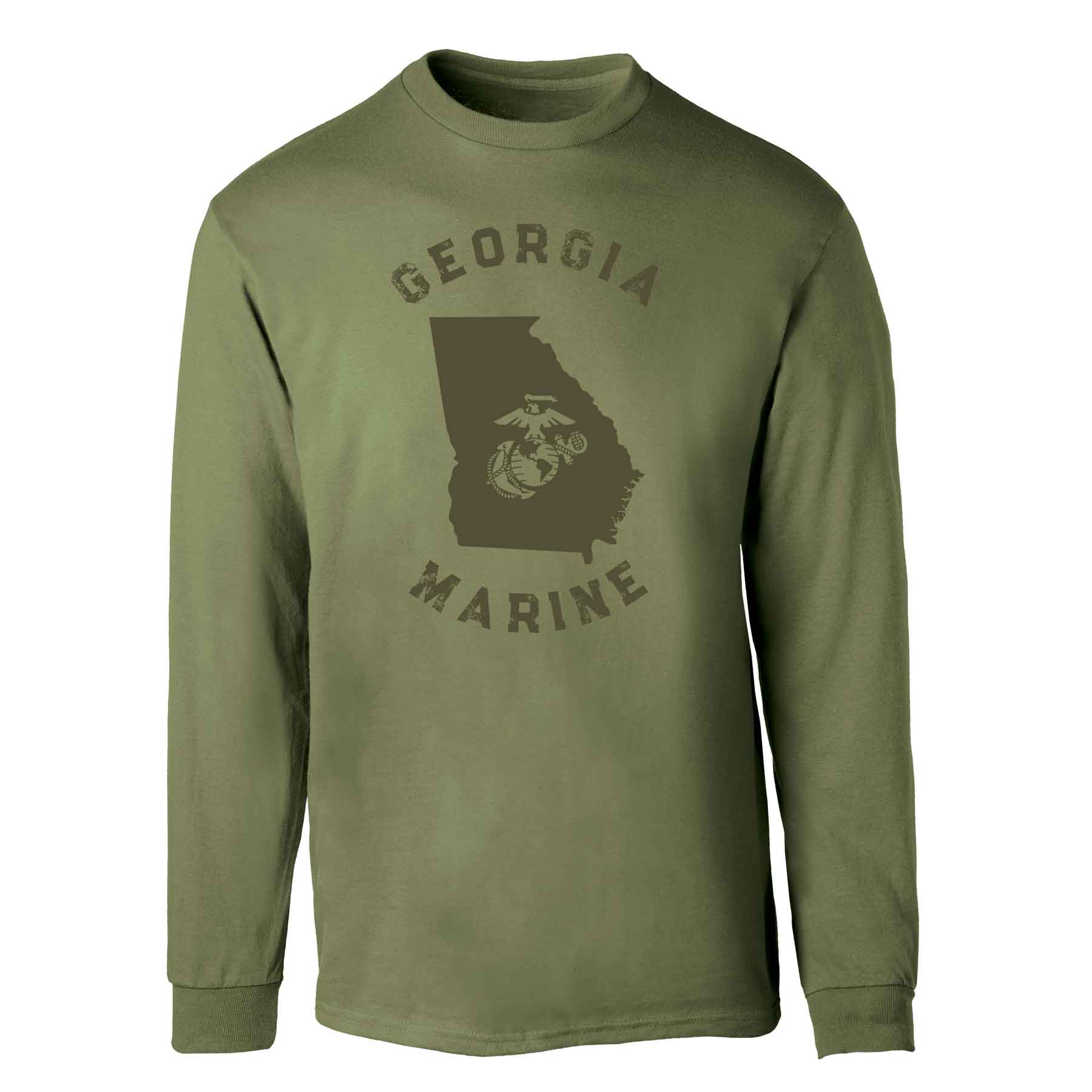 Choose Your State Long Sleeve - OD Green - Image 11