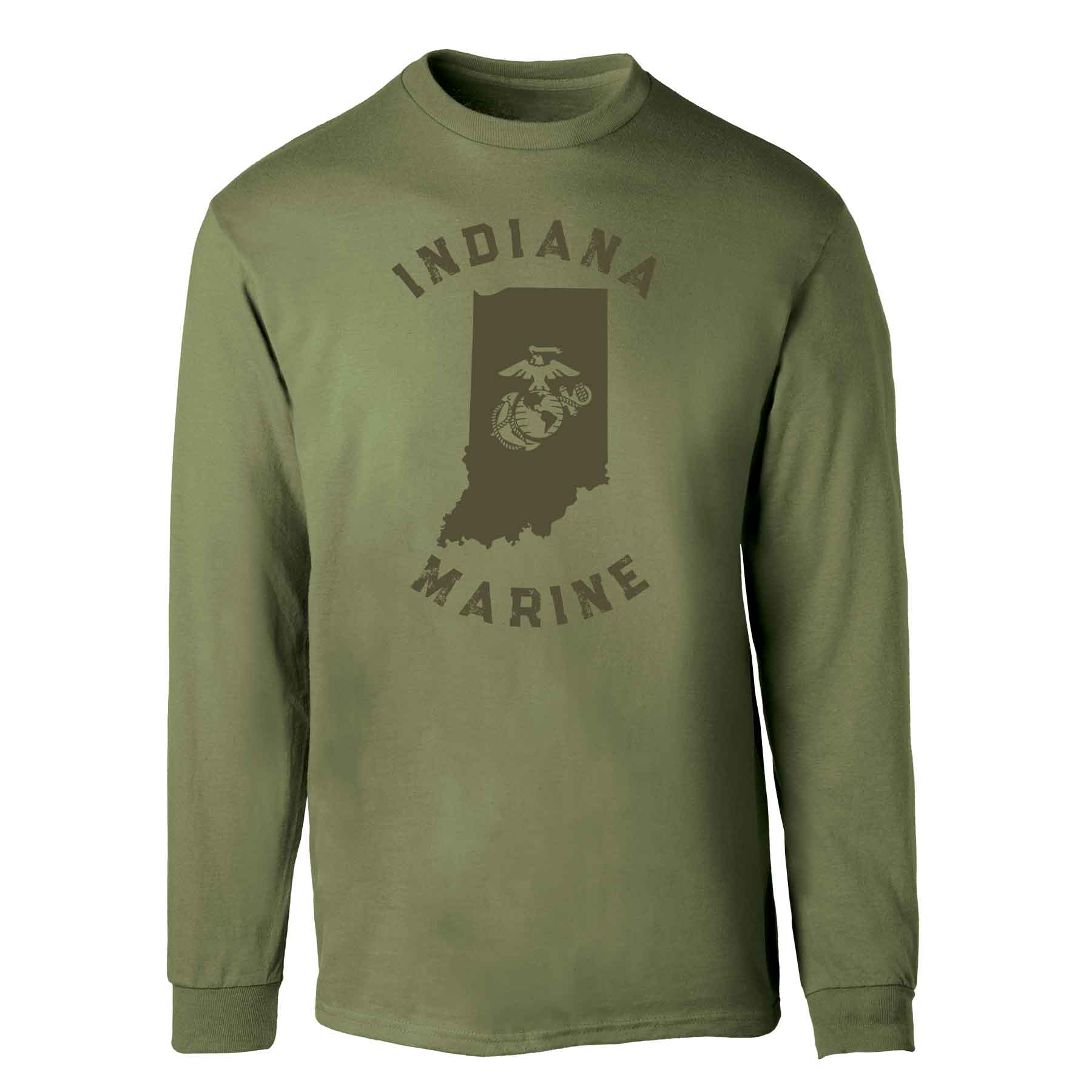 Choose Your State Long Sleeve - OD Green - Image 16