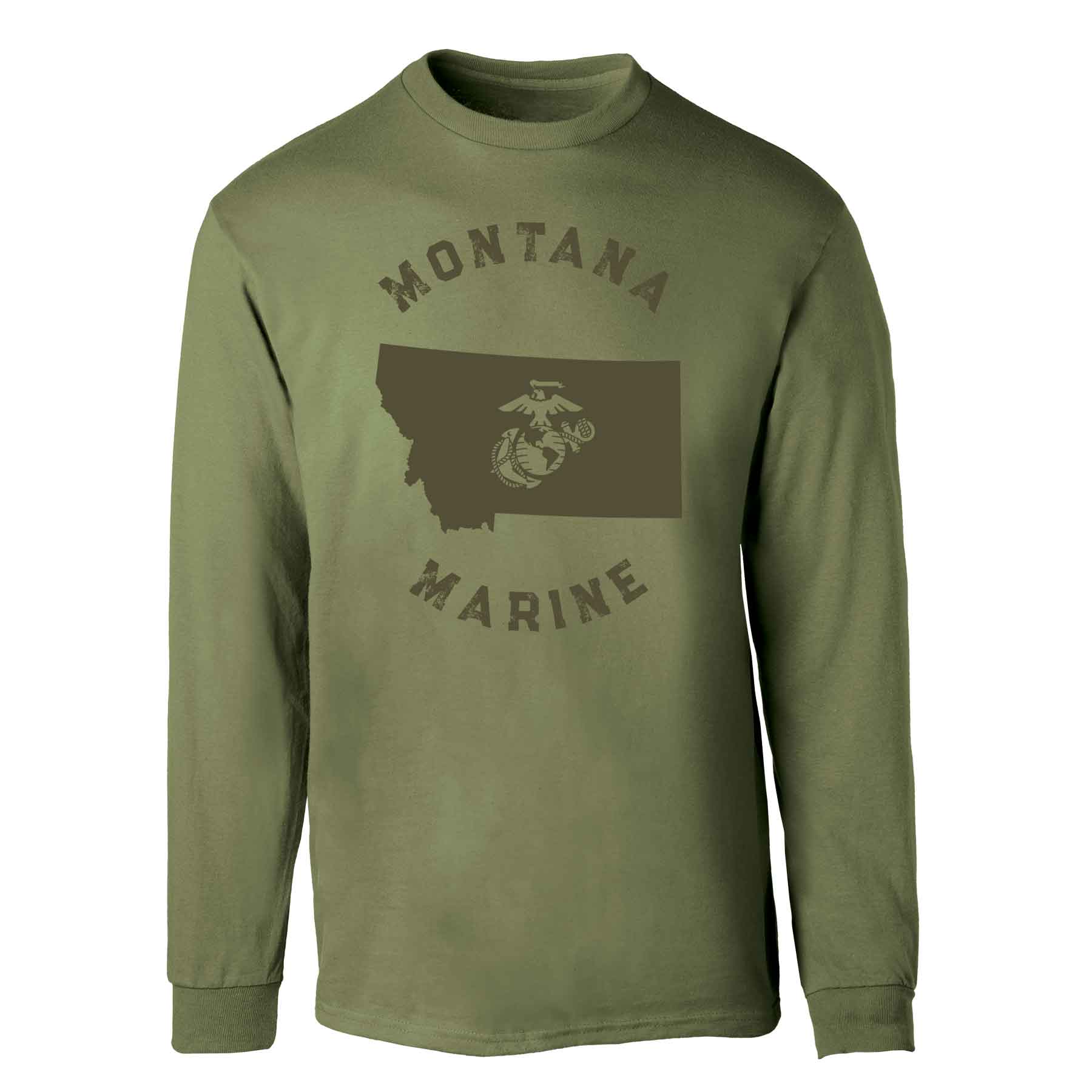 Choose Your State Long Sleeve - OD Green - Image 27
