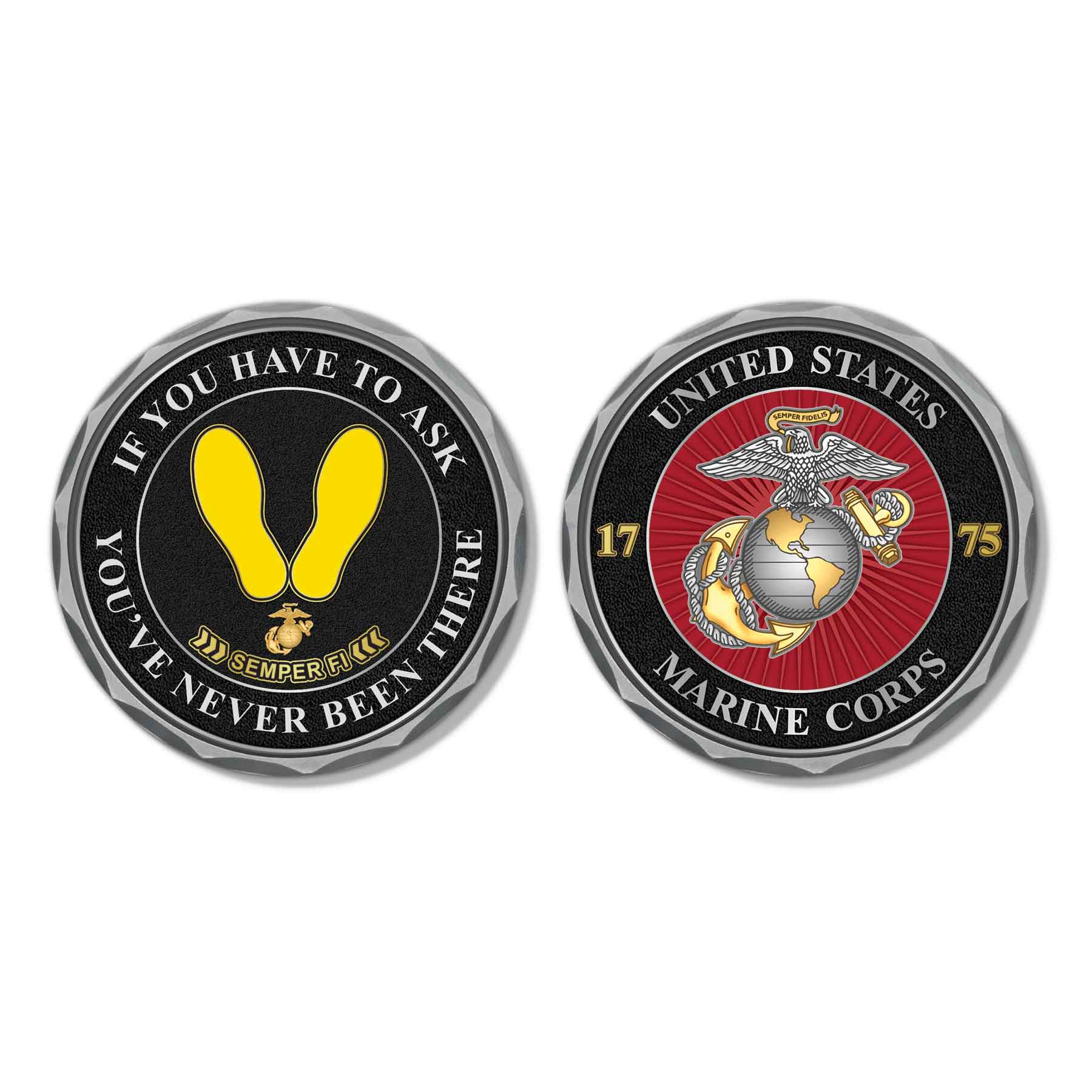 USMC If You Have To Ask Challenge Coin