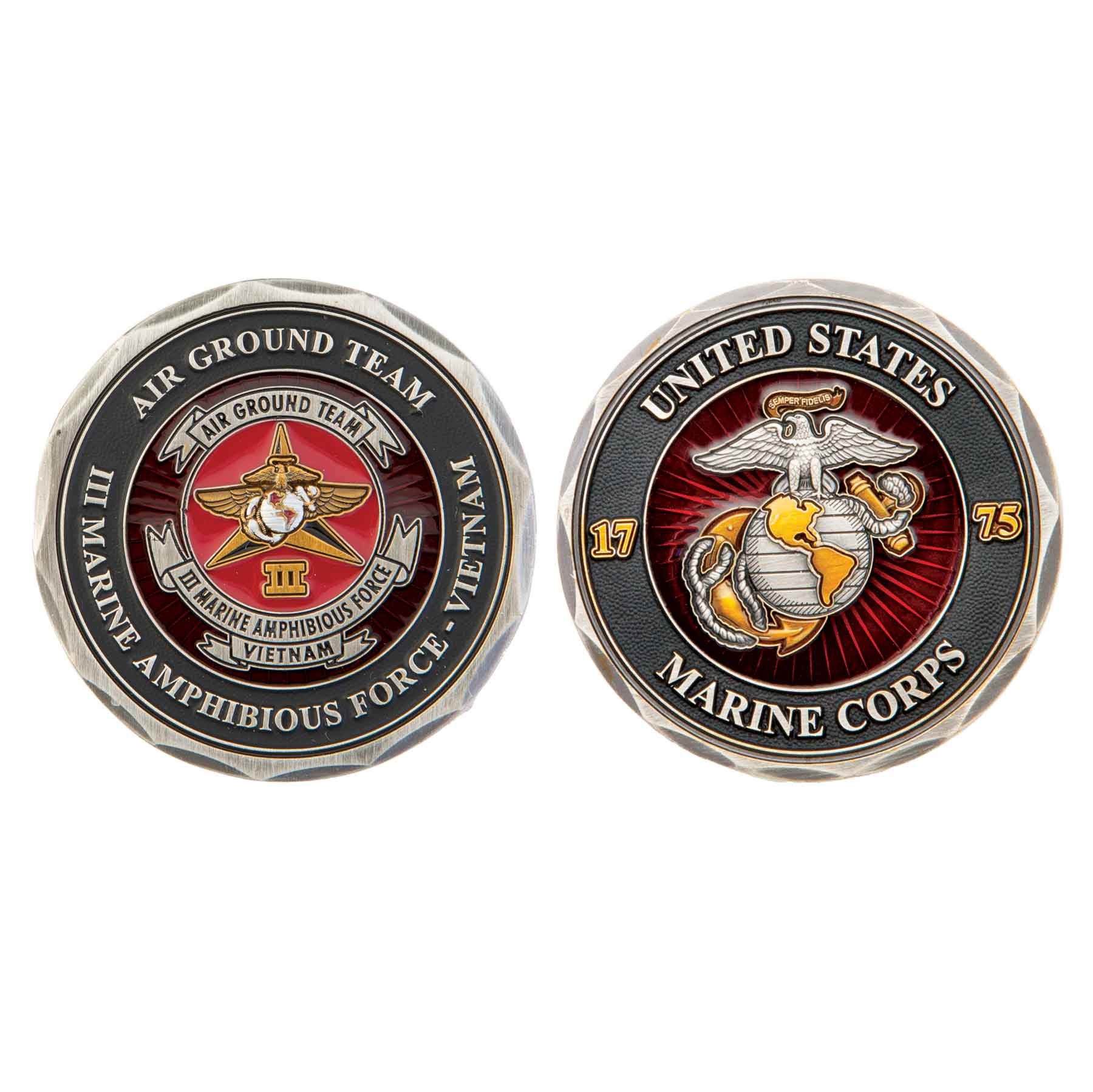 III MAF Air Ground Team Vietnam Challenge Coin