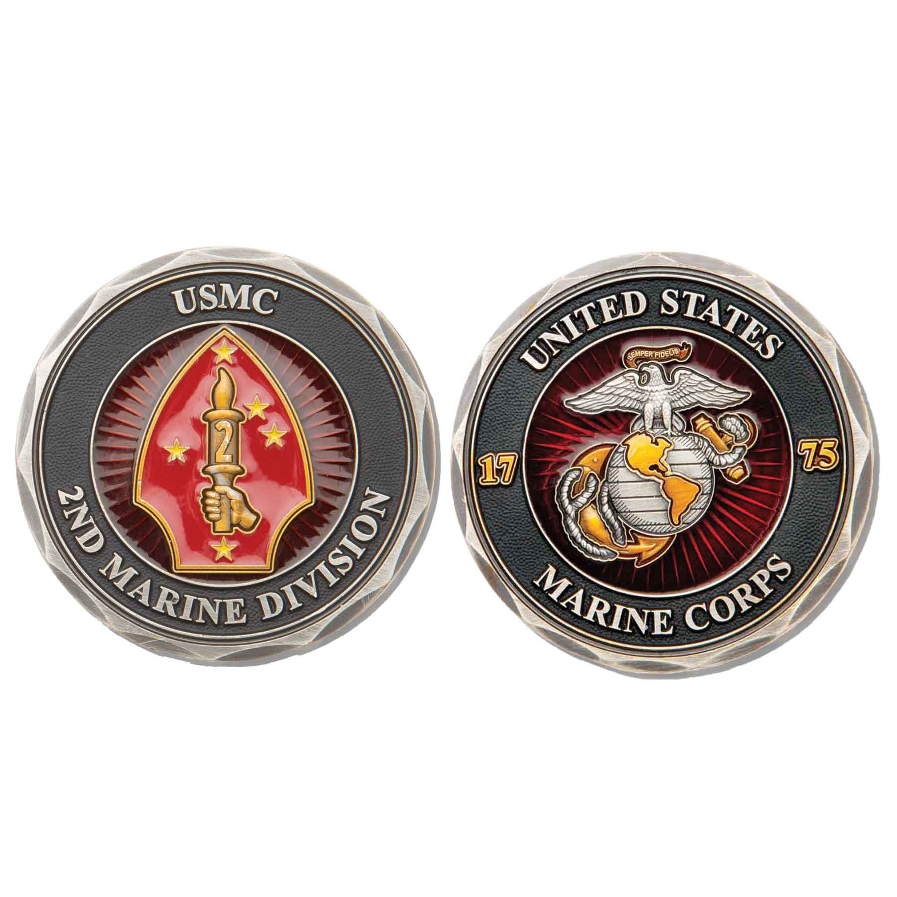 2nd Marine Division Challenge Coin