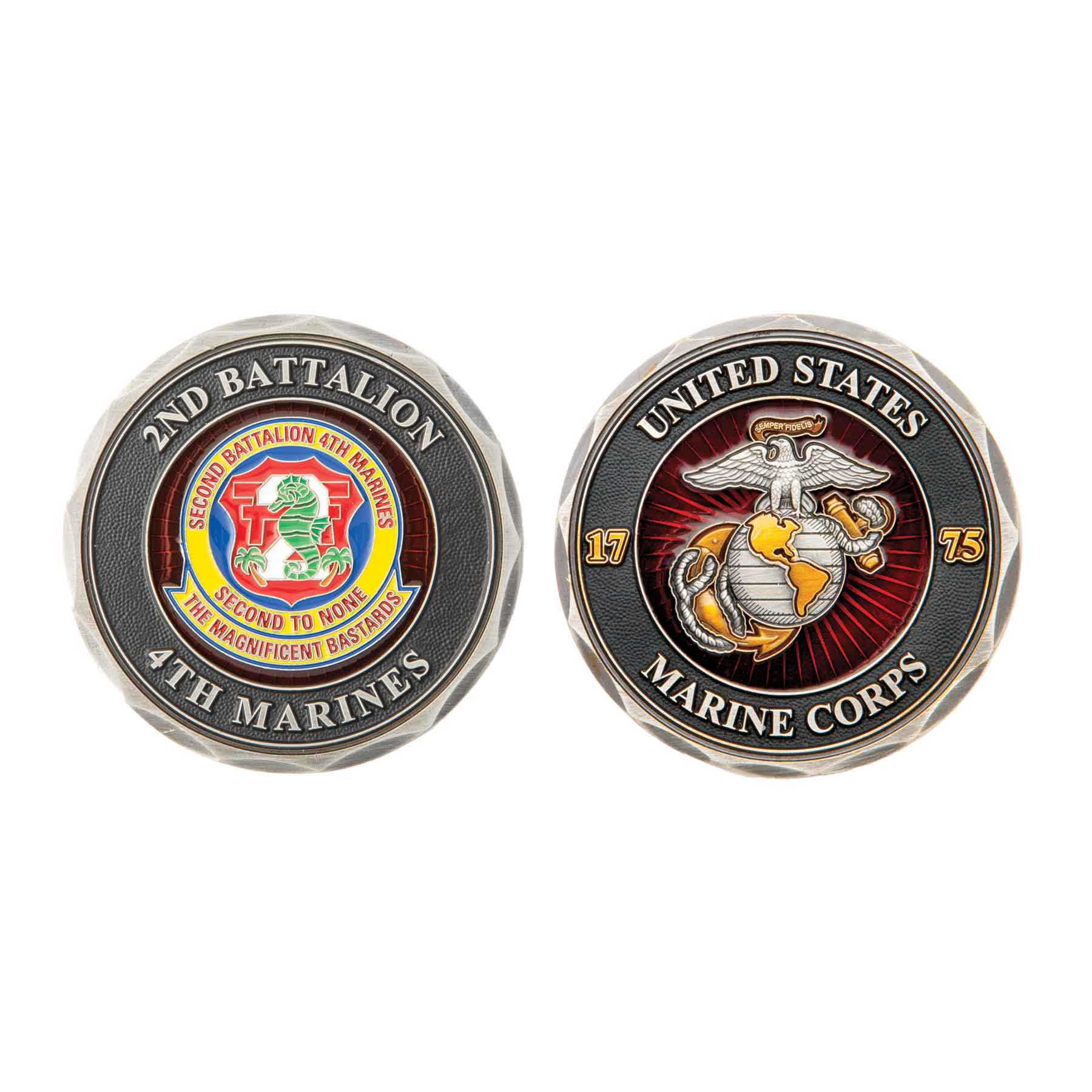 2nd Battalion 4th Marines Challenge Coin