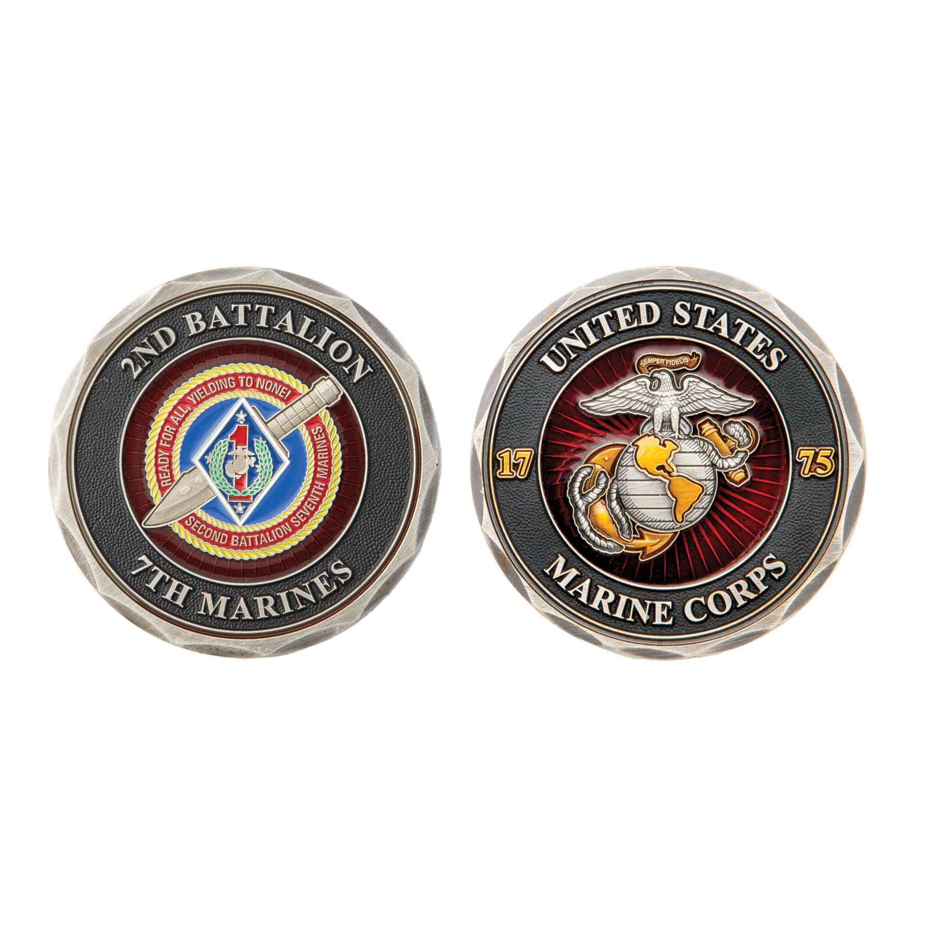2nd Battalion 7th Marines Challenge Coin