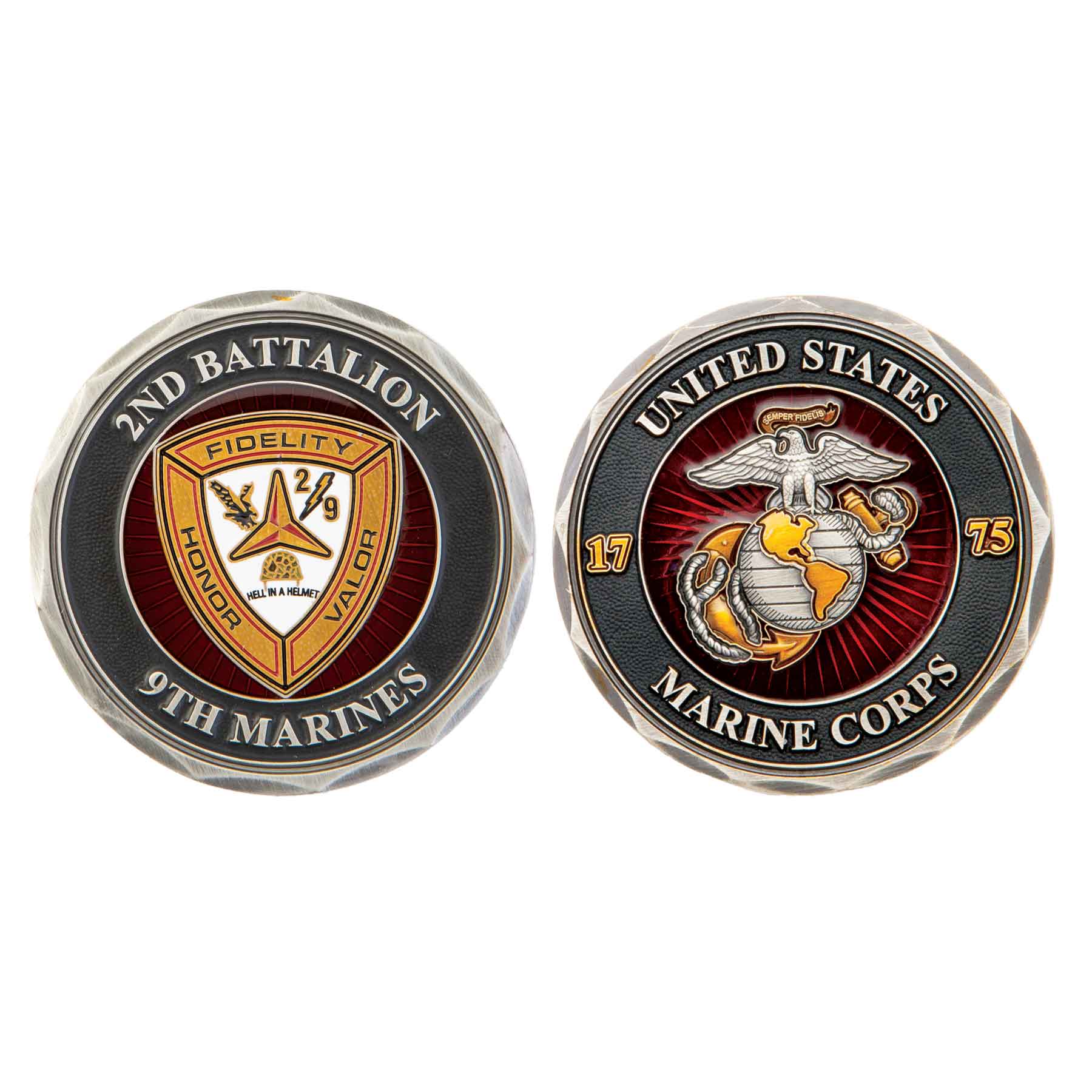 2nd Battalion 9th Marines Challenge Coin