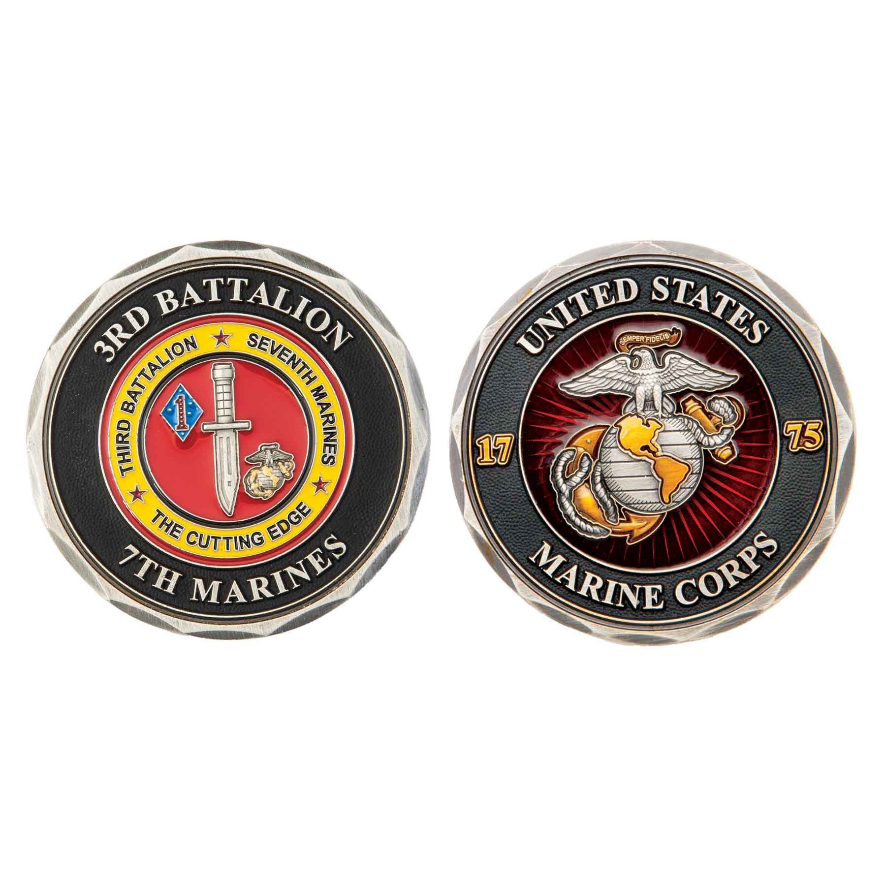 3rd Battalion 7th Marines Challenge Coin