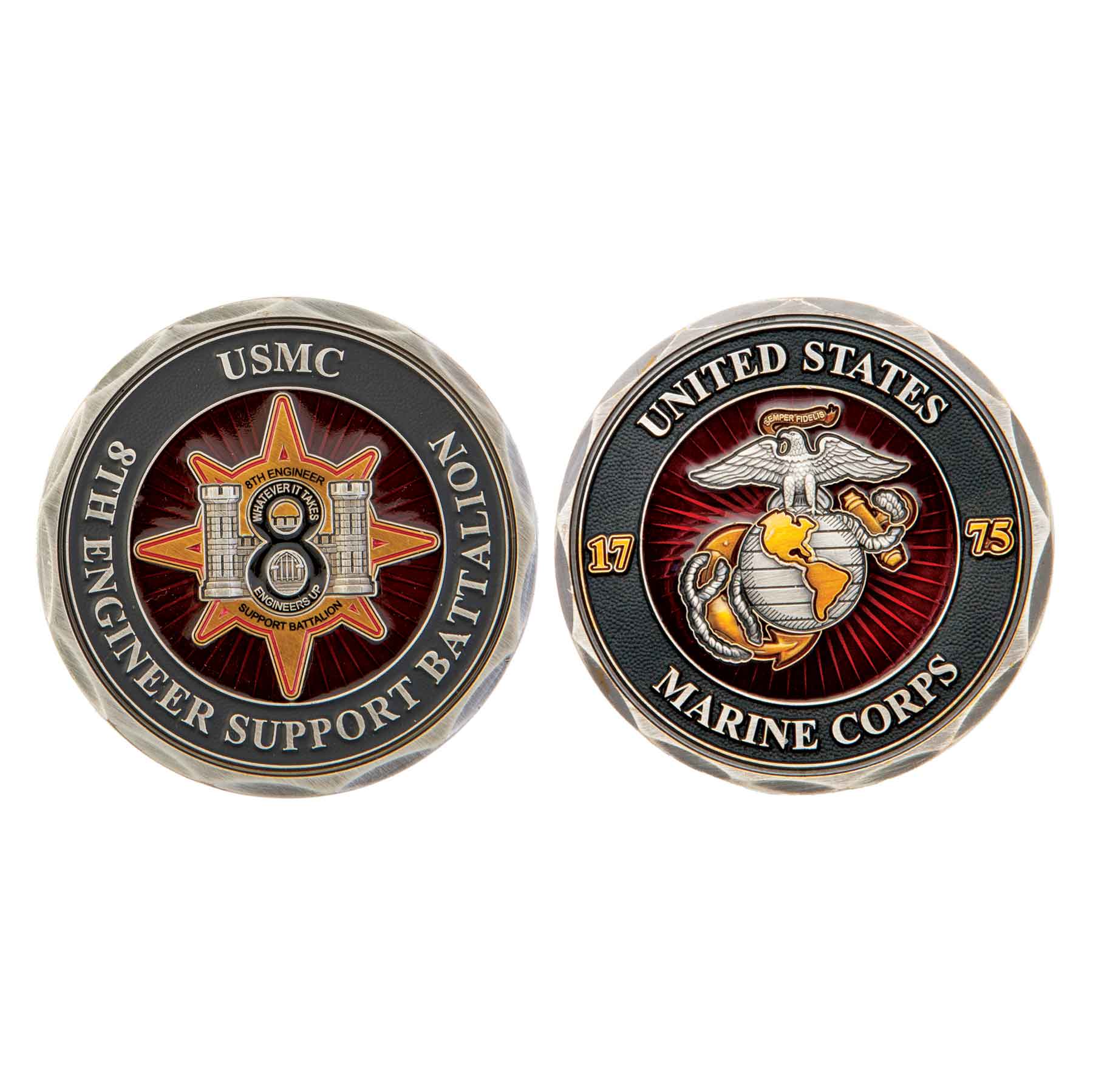 8th Engineer Battalion Challenge Coin