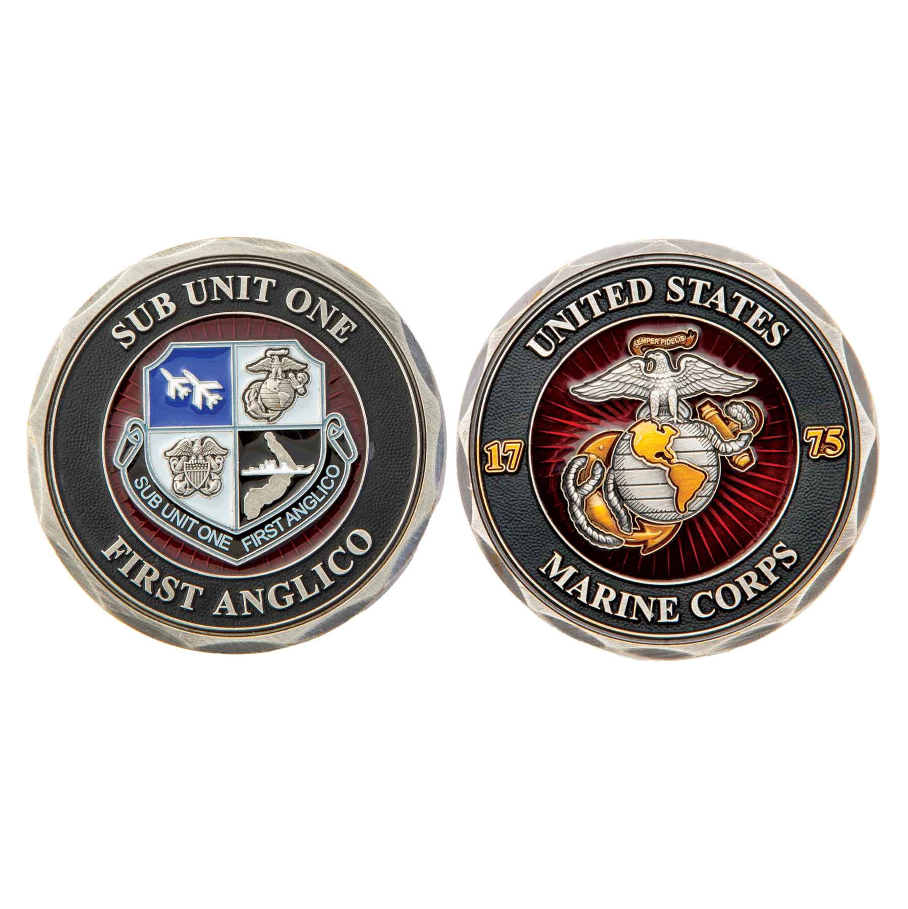 SU-1 1st Anglico Challenge Coin