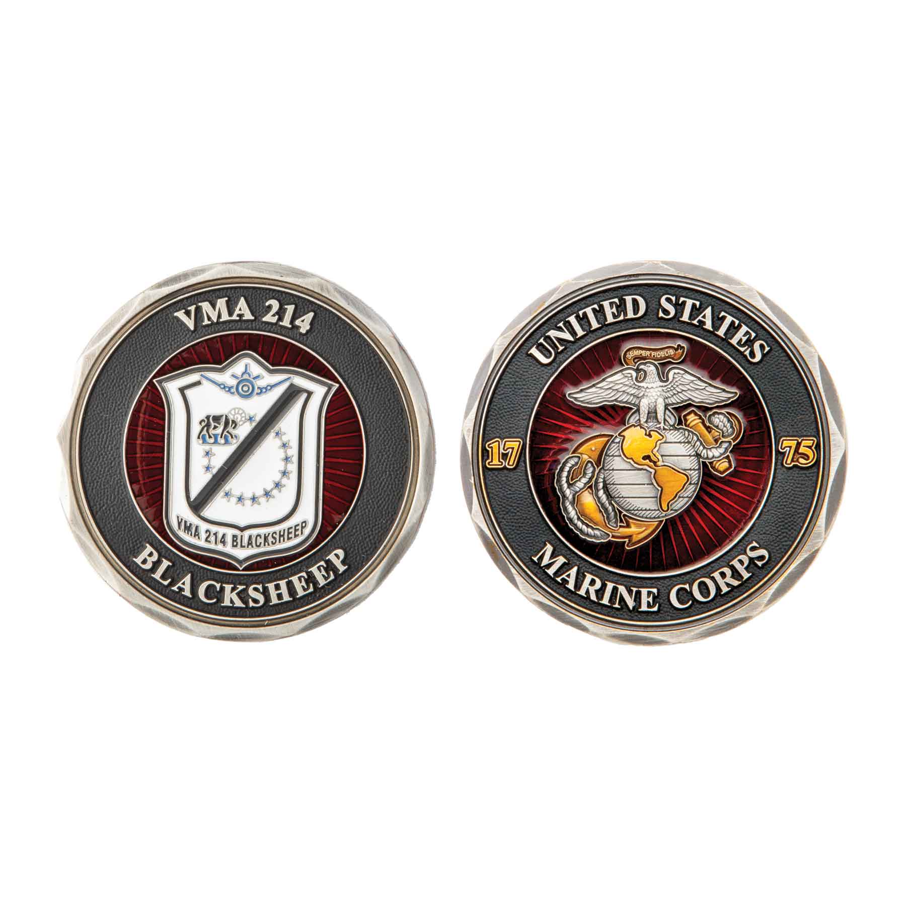 VMA-214 Blacksheep Coin Challenge Coin