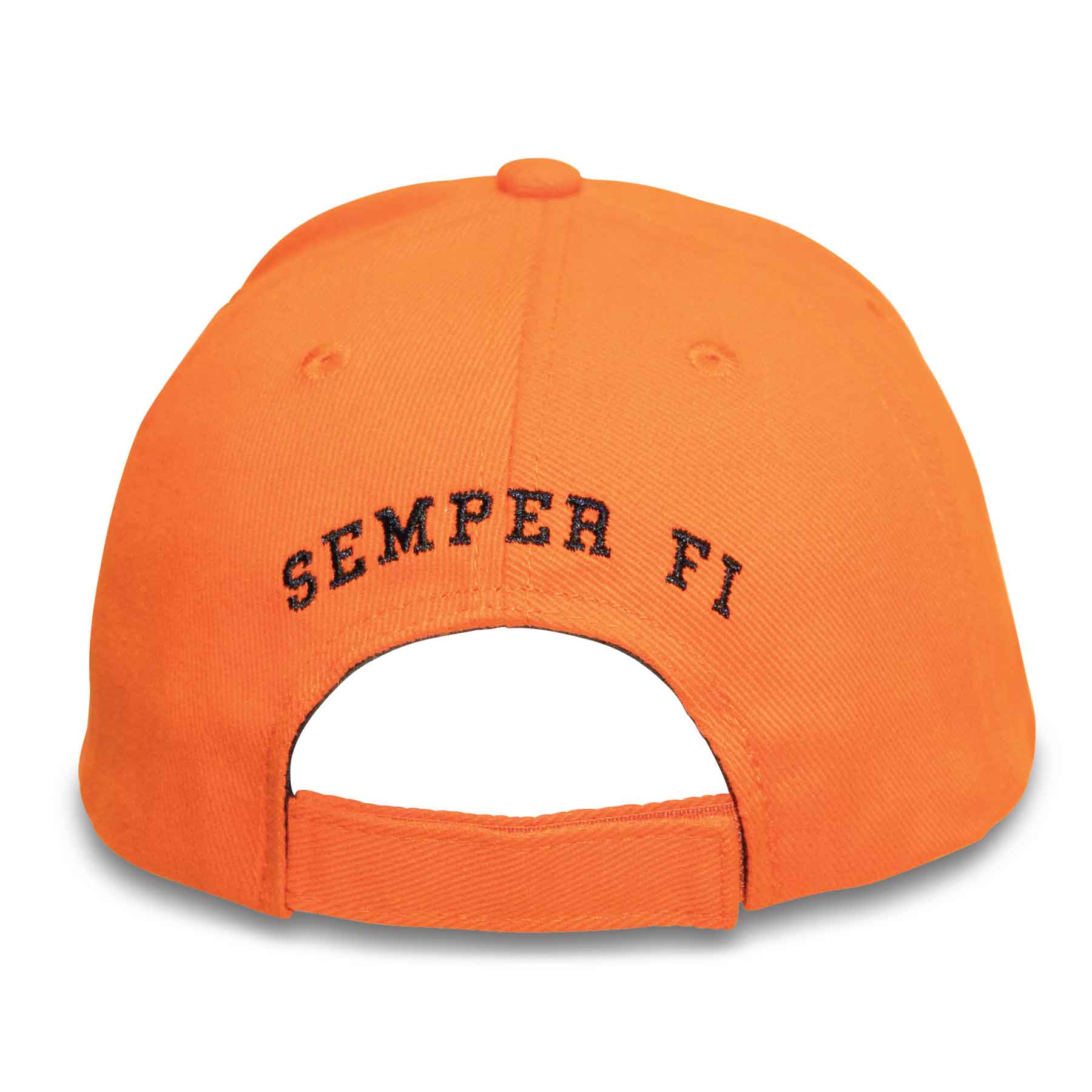 Eagle, Globe, and Anchor USMC Hat – Blaze Orange - Image 5