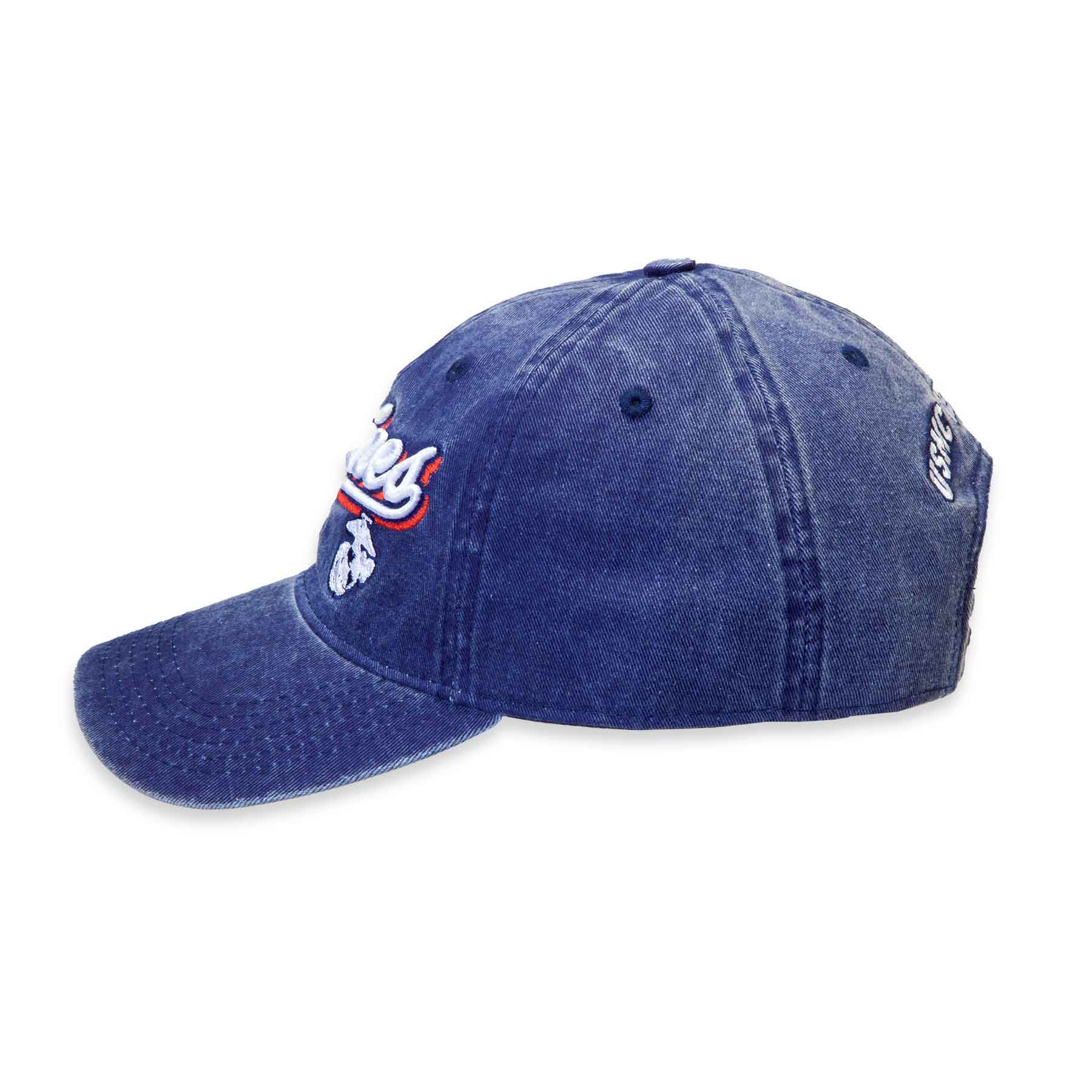 Marines 3D Embroidery Hat- Blue - Image 5