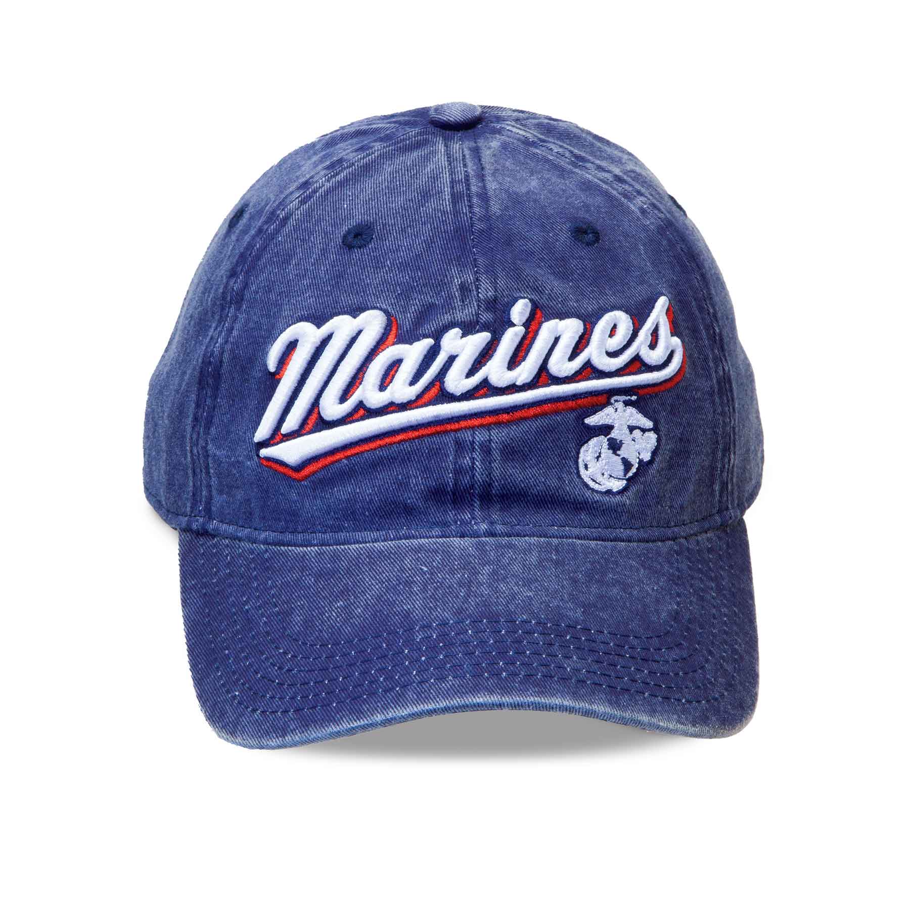 Marines 3D Embroidery Hat- Blue - Image 6
