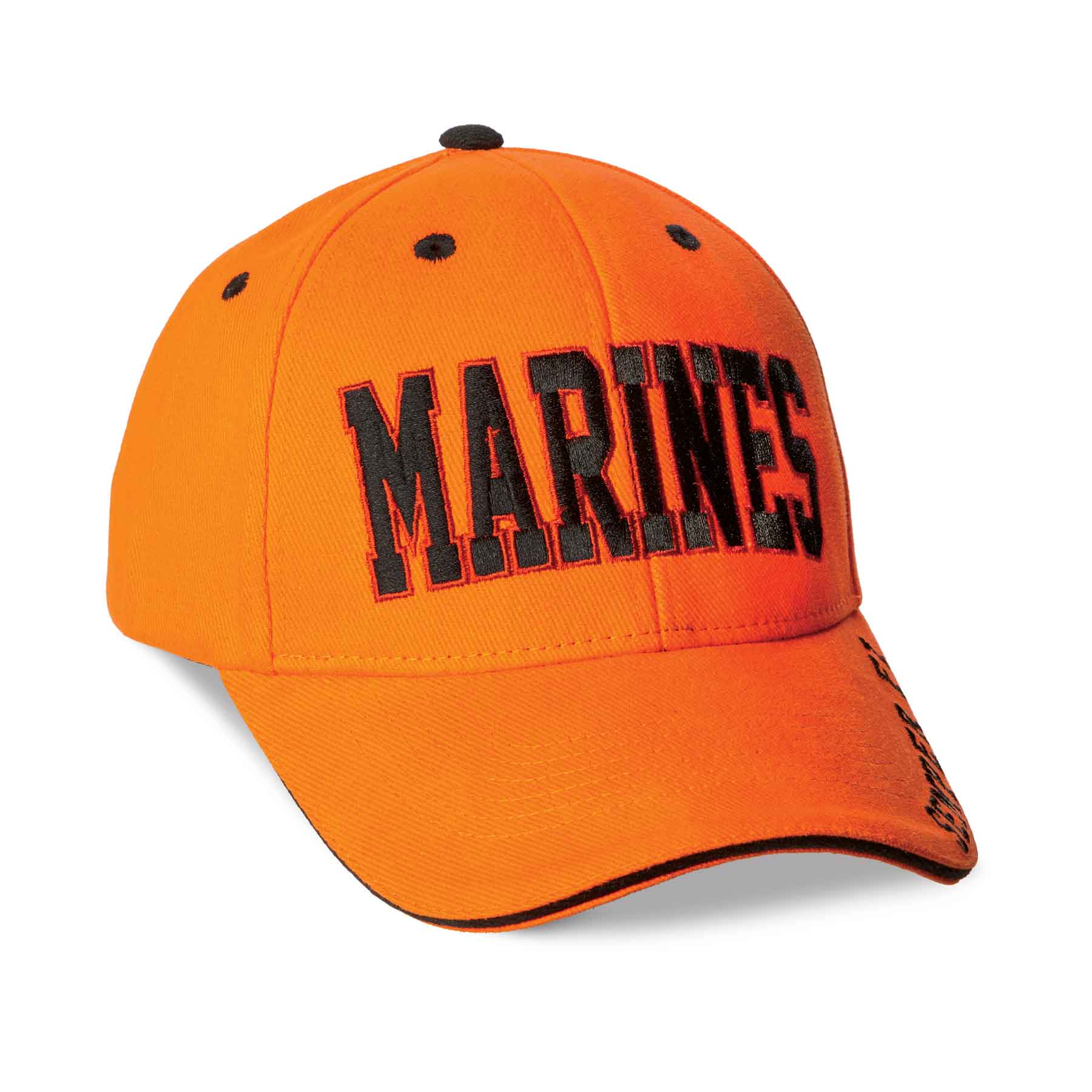 Marines Hunter Orange Hat - Image 7