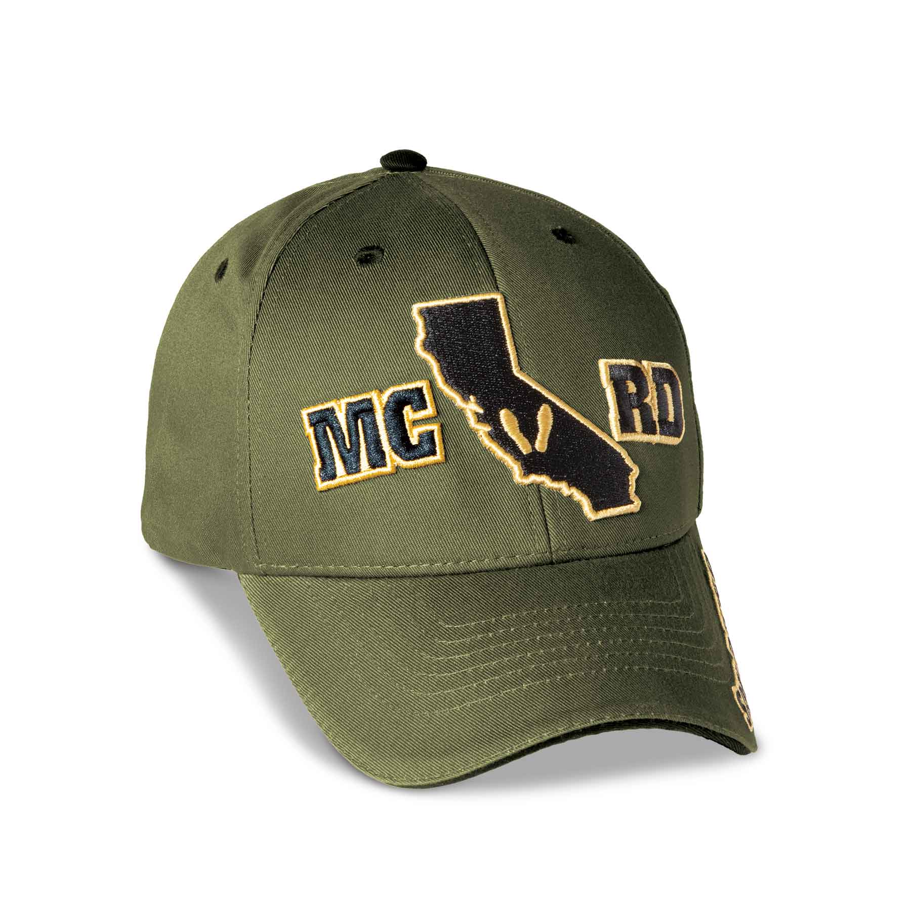 MCRD San Diego Choose Your Rank/Logo Hat in OD Green - Image 12