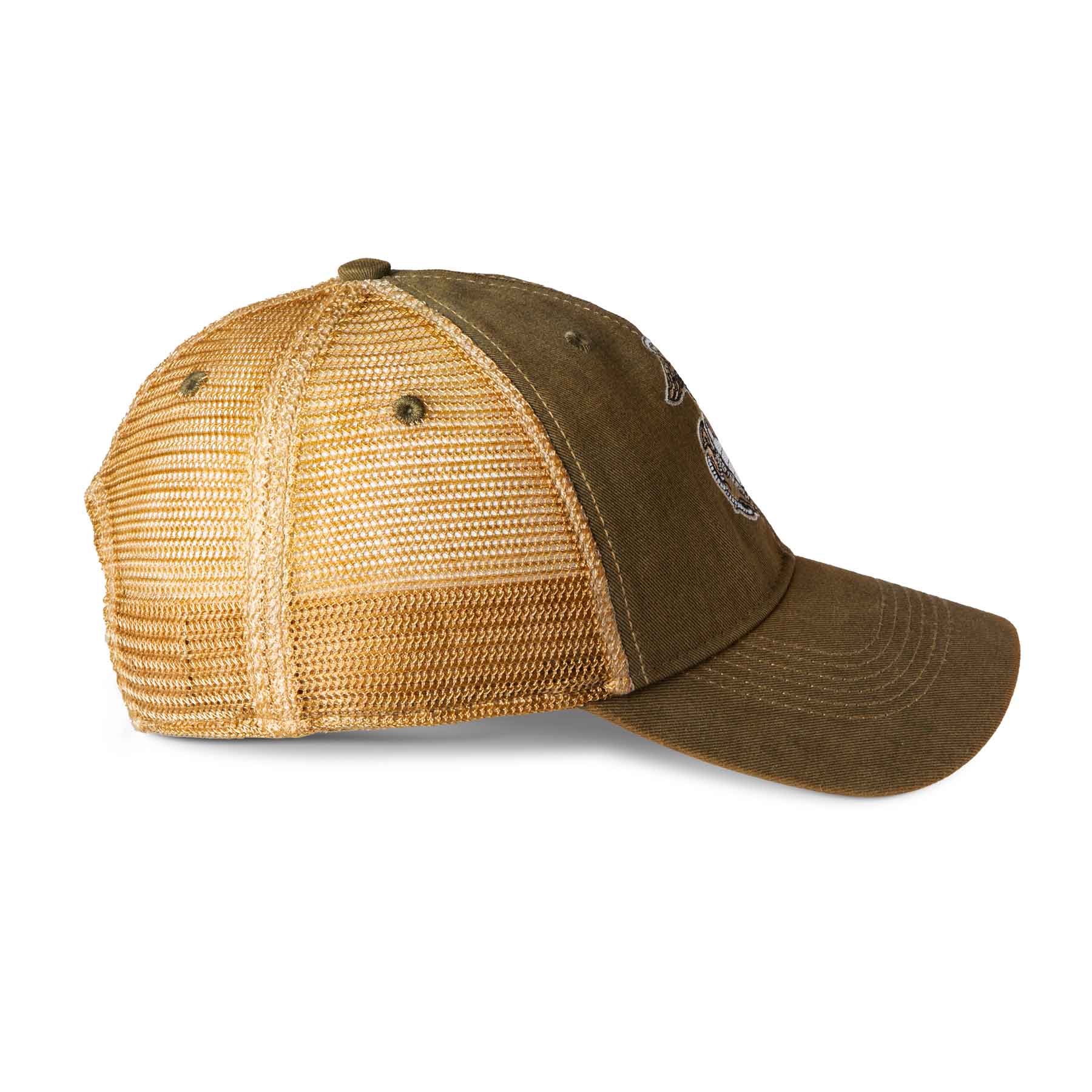 USMC Veteran EGA Mesh Back Hat- OD Green - Image 3