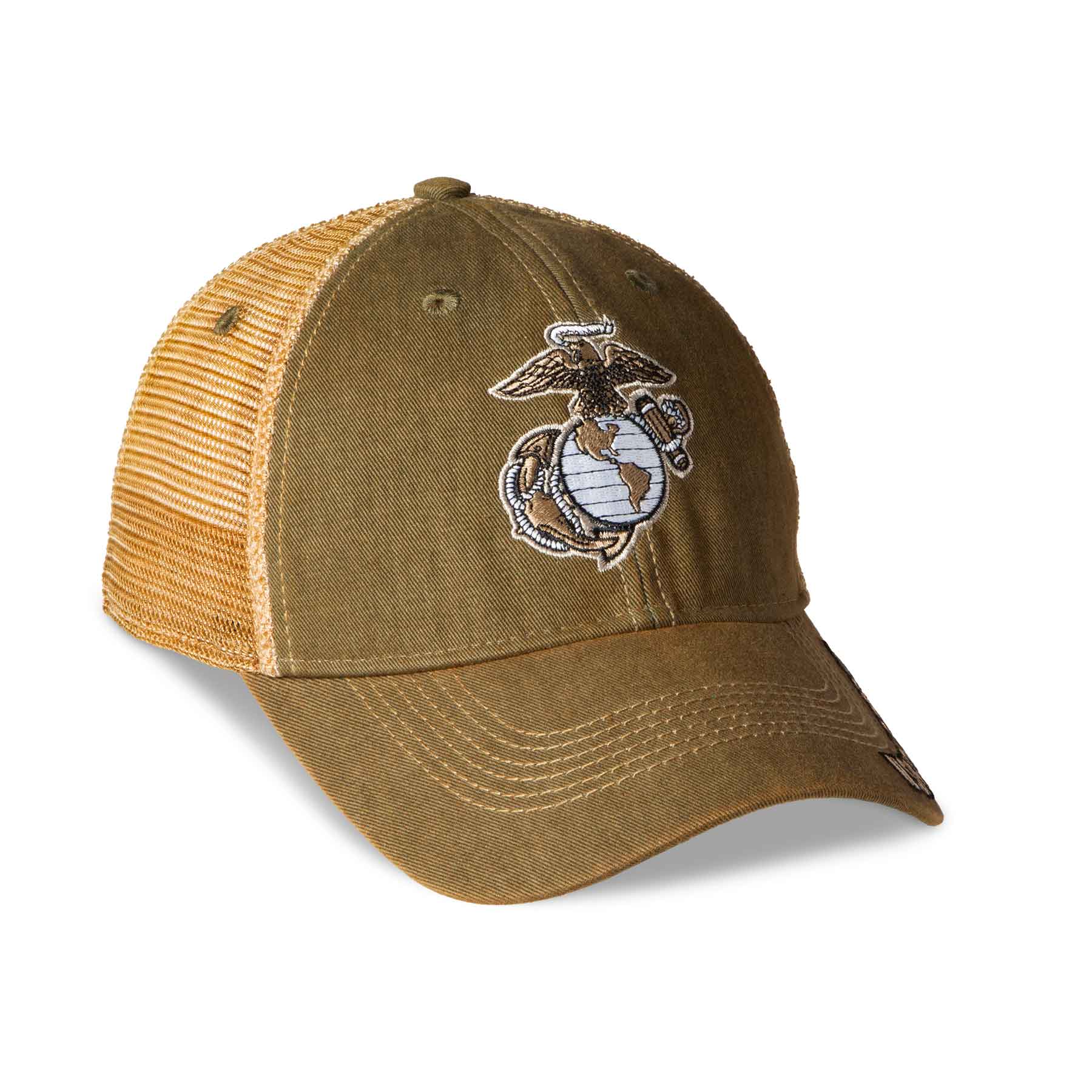 USMC Veteran EGA Mesh Back Hat- OD Green - Image 7