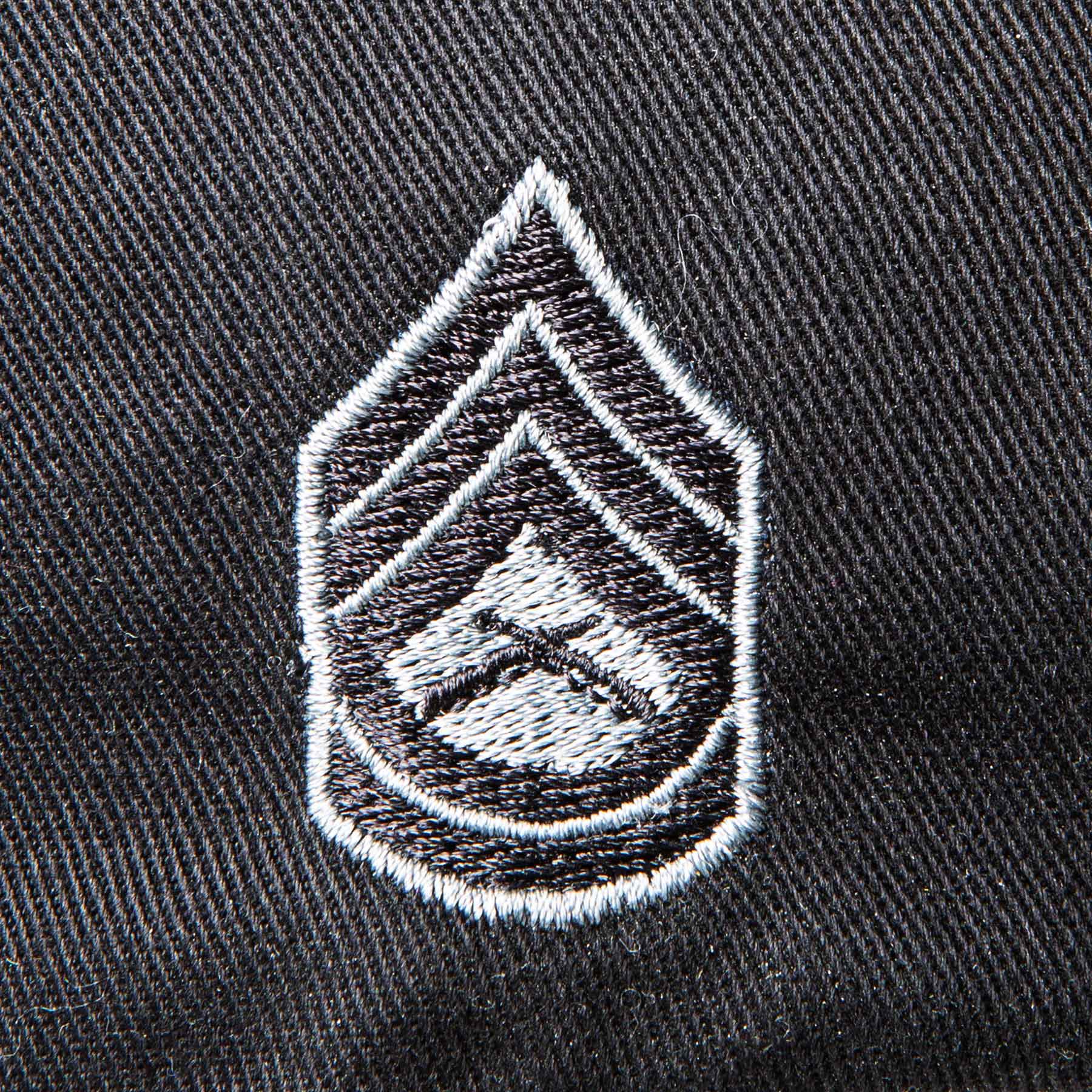 Marine Corps MOS Embroidered Cover - Black with Gray - Image 4