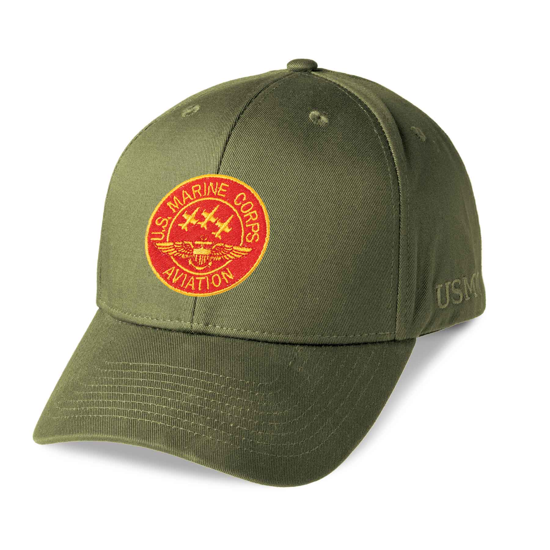 Red Marine Corps Aviation Embroidered Cover - Image 5