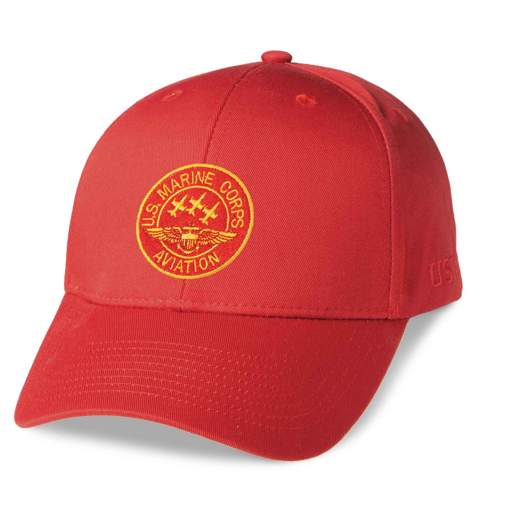 Red Marine Corps Aviation Embroidered Cover - Image 6