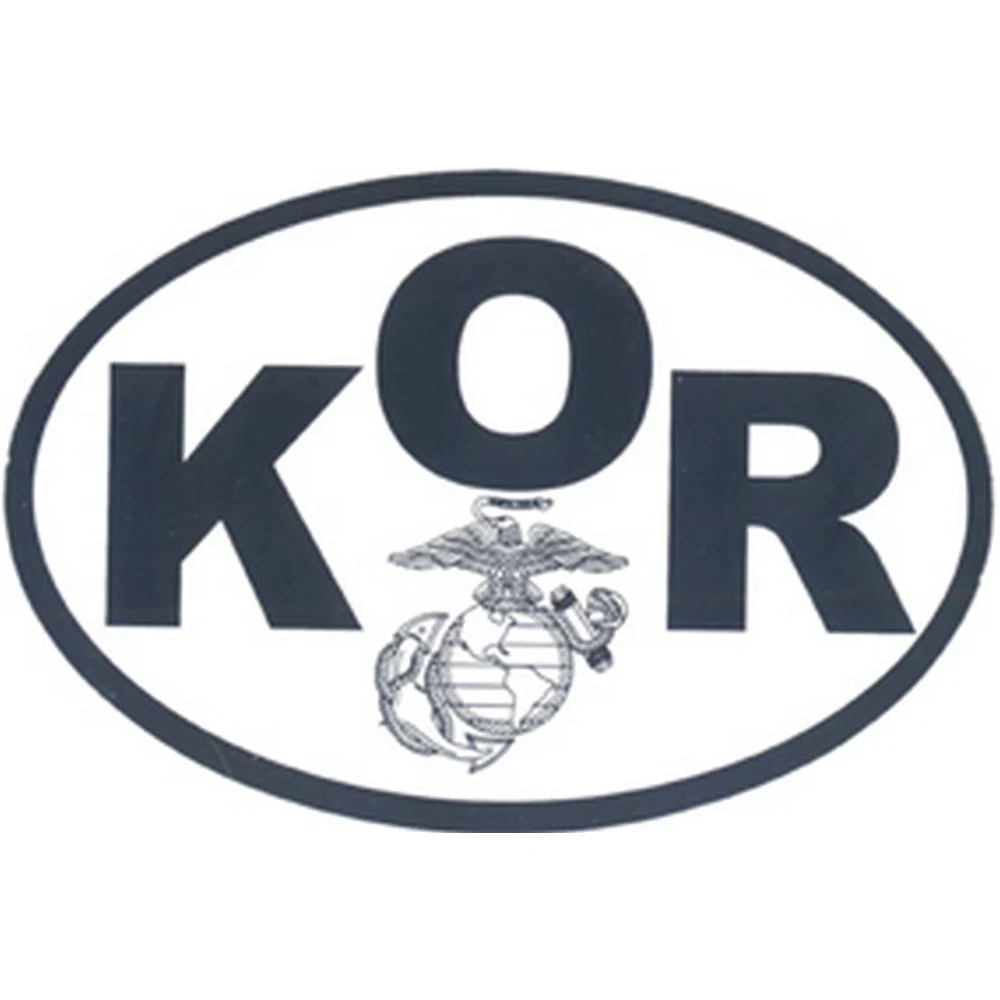 KOR Country 4 1/2" x 3" Decal