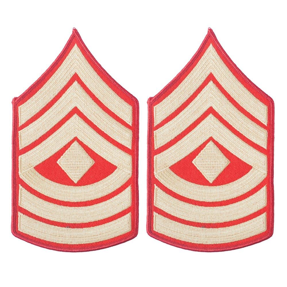 Gold on Red Female Chevrons - Image 9