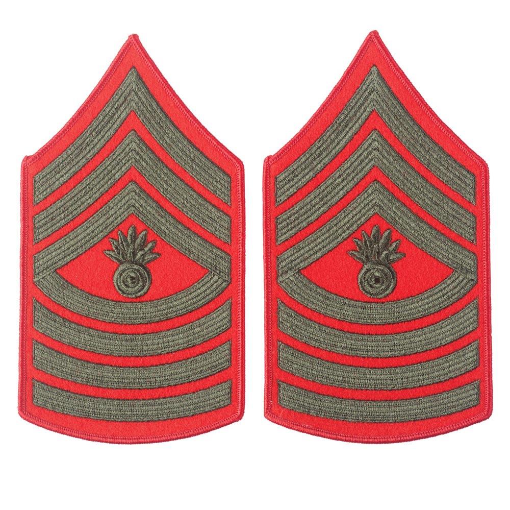 Green on Red Female Chevrons - Image 10