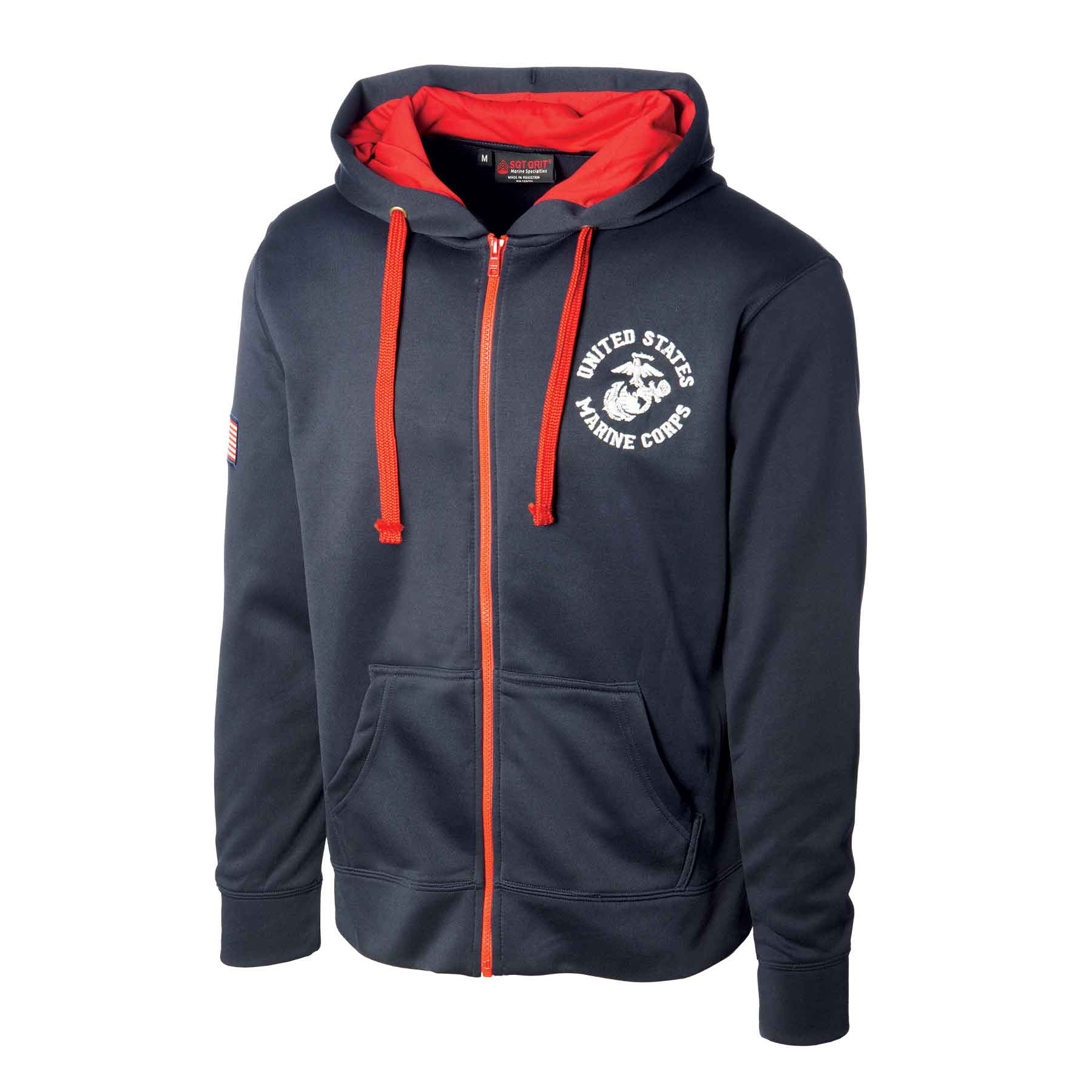 USMC Full Zip Hoodie - Image 2