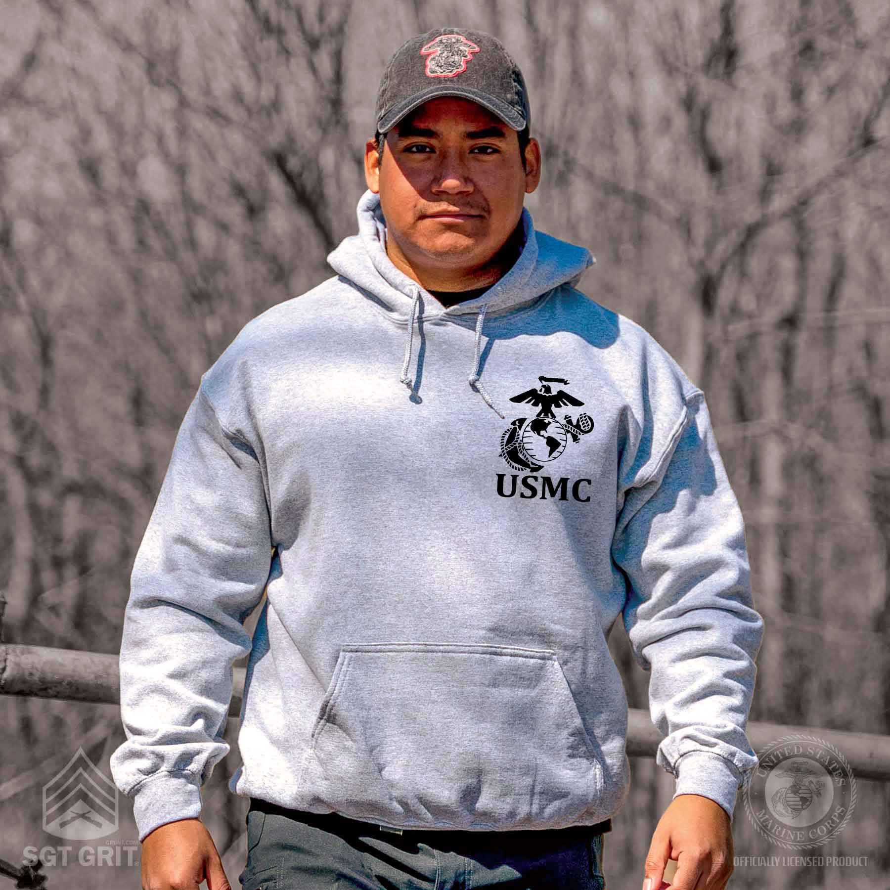EGA USMC Hoodie - Image 7