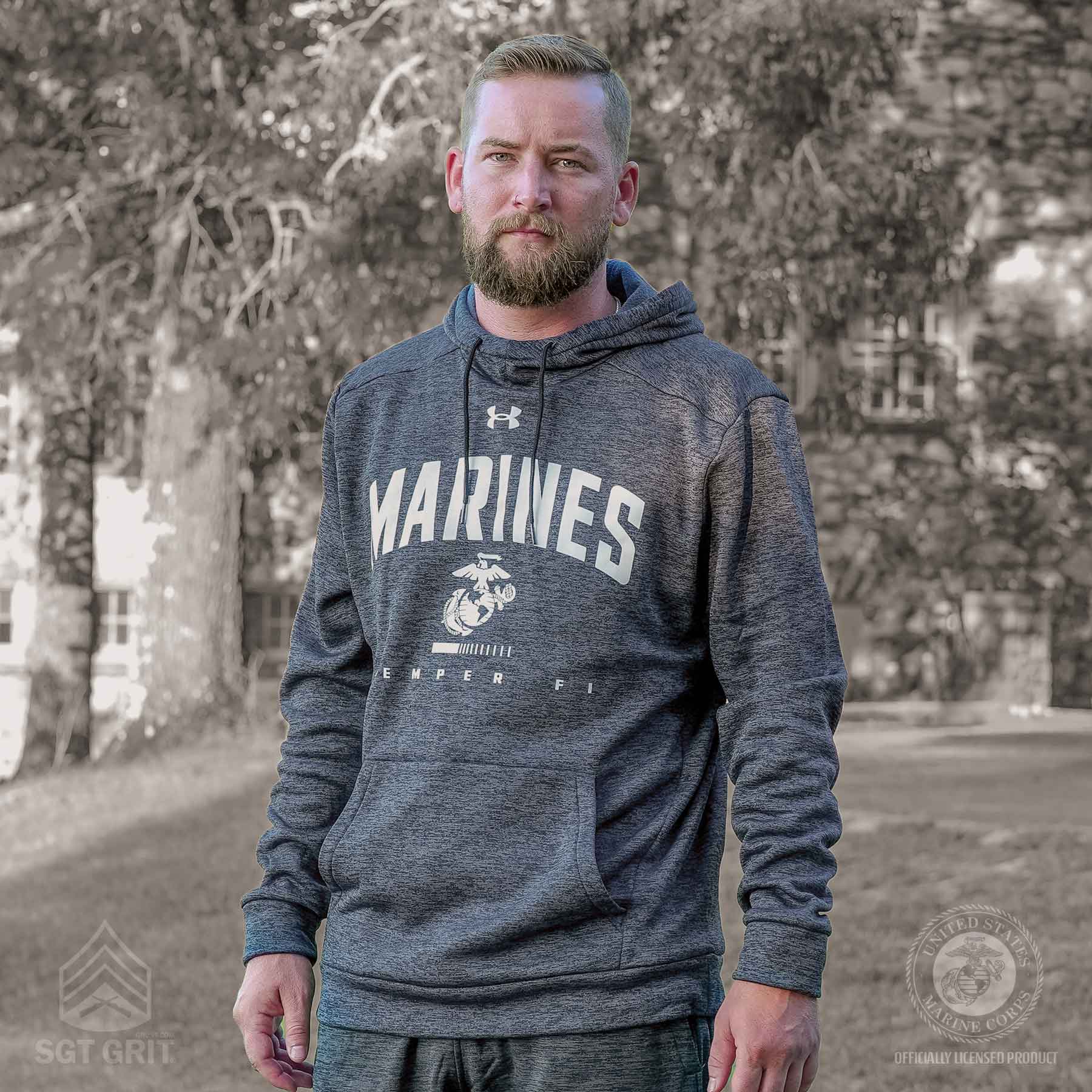 UA Marines Semper Fi Fleece Hoodie - Image 4