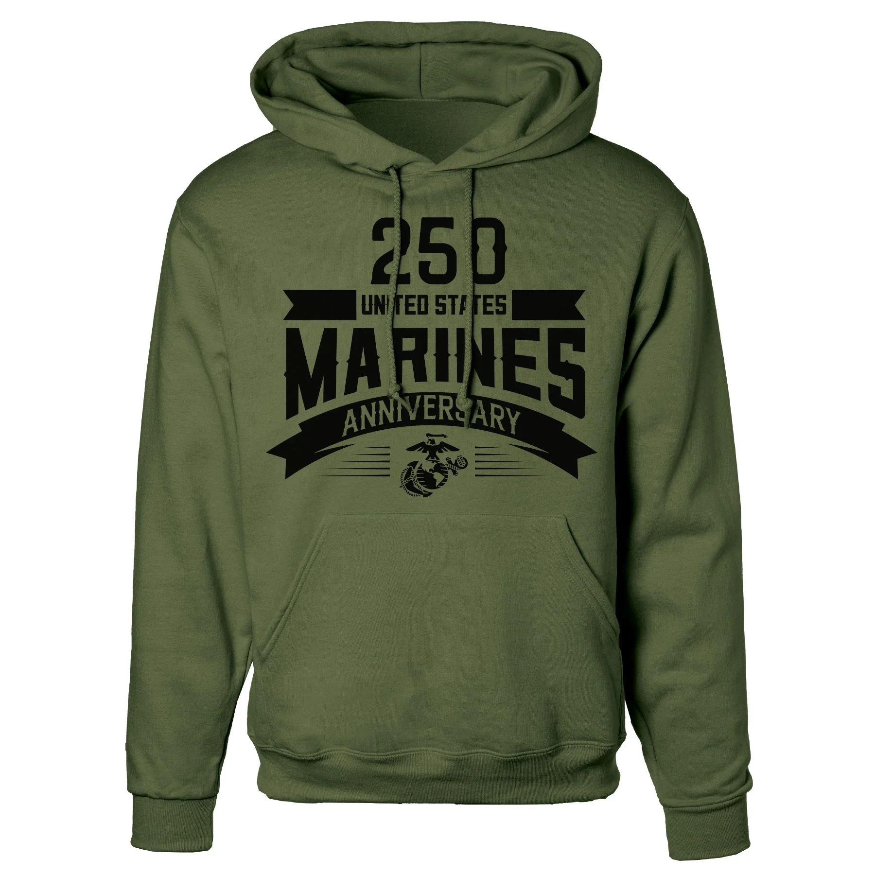 USMC 250th Anniversary Ribbon Hoodie - Image 4