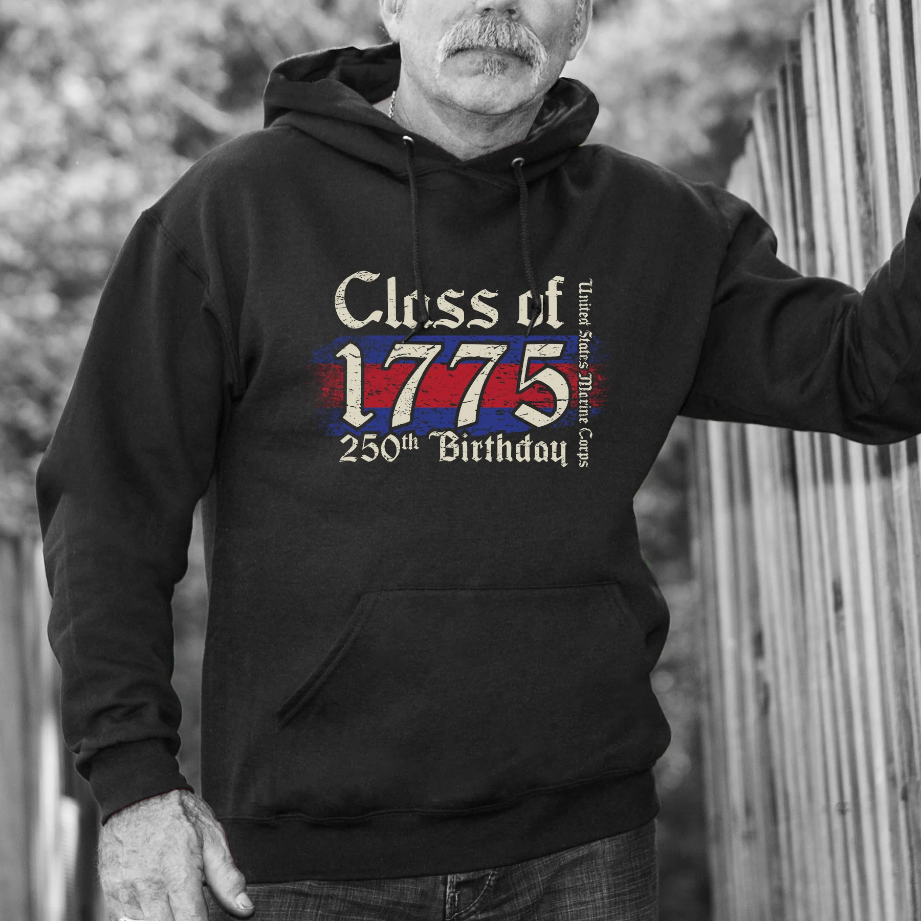 USMC 250th Birthday Class of 1775 Hoodie - Image 2
