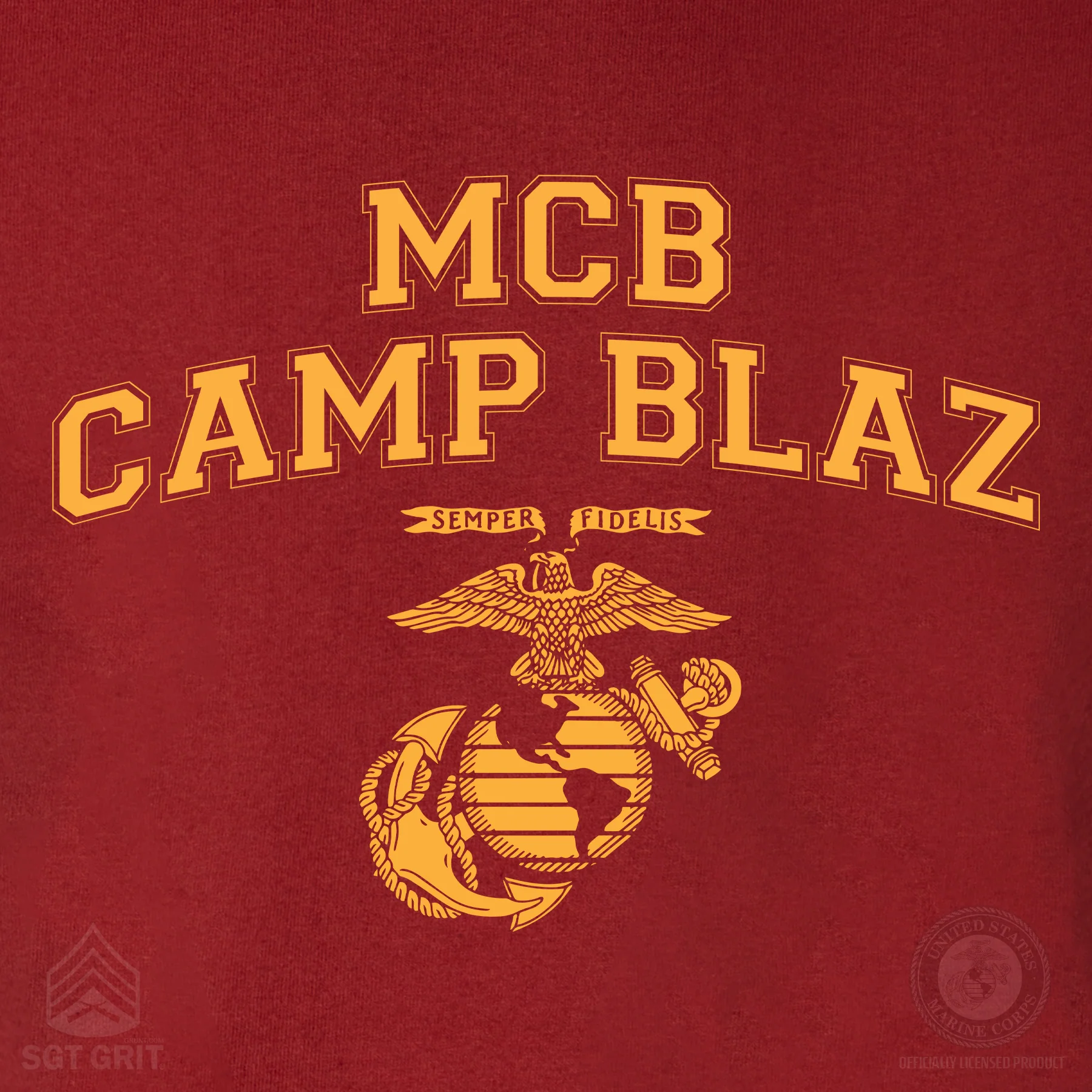 Marine Corps Base Collegiate EGA Hoodie - Image 37