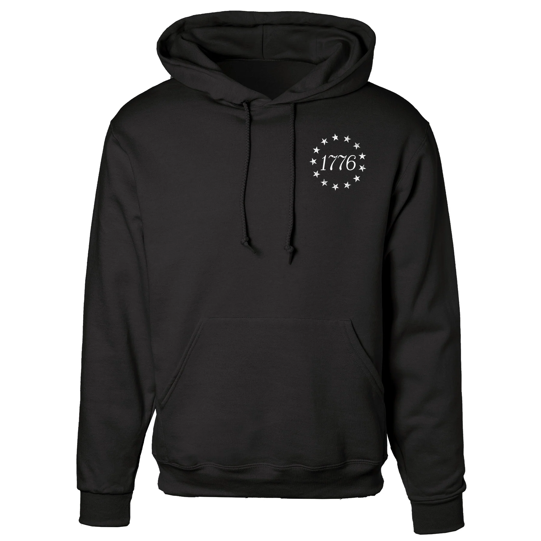 1776 Betsy Ross Flag Hoodie - Back Design - Image 16