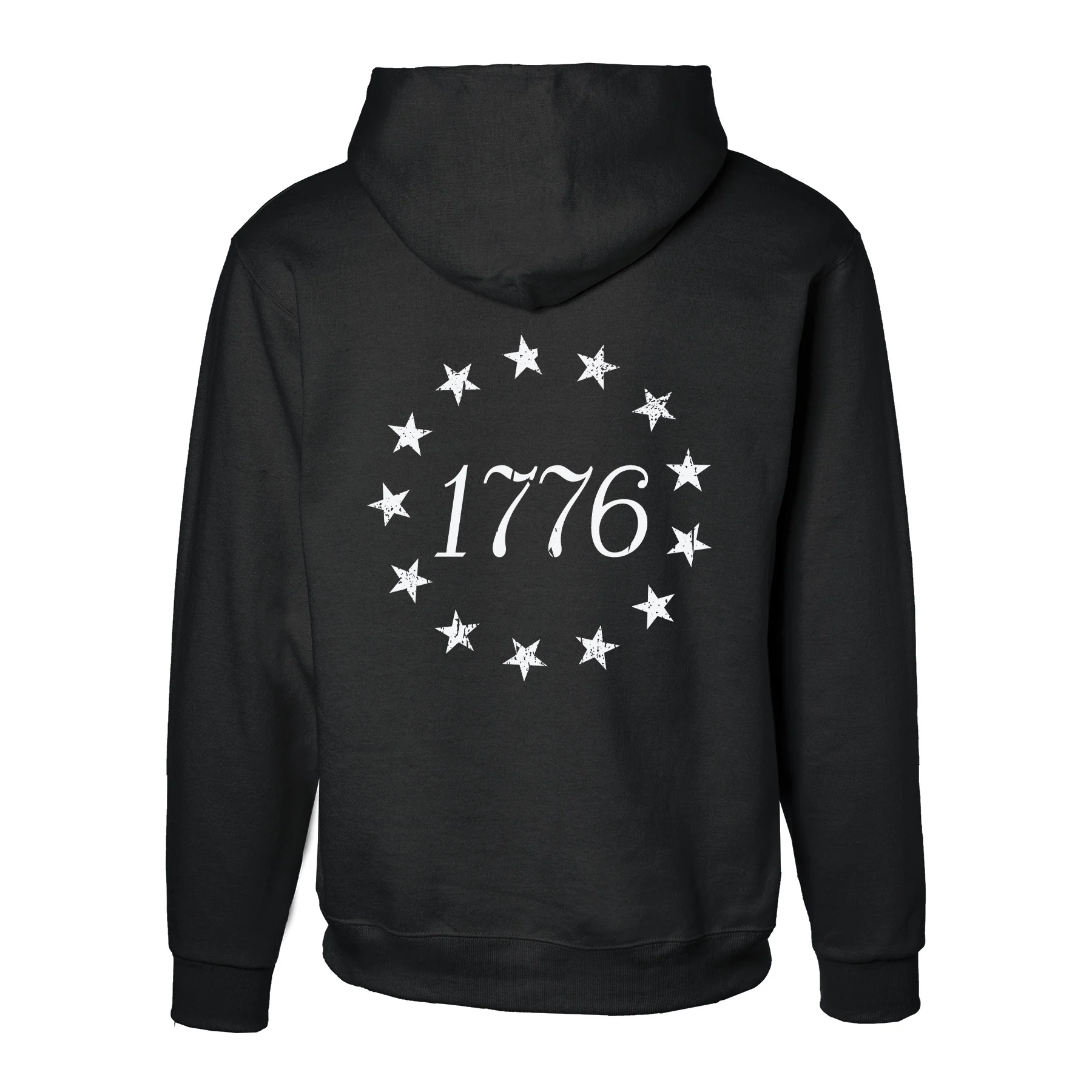 1776 Betsy Ross Flag Hoodie - Back Design - Image 17