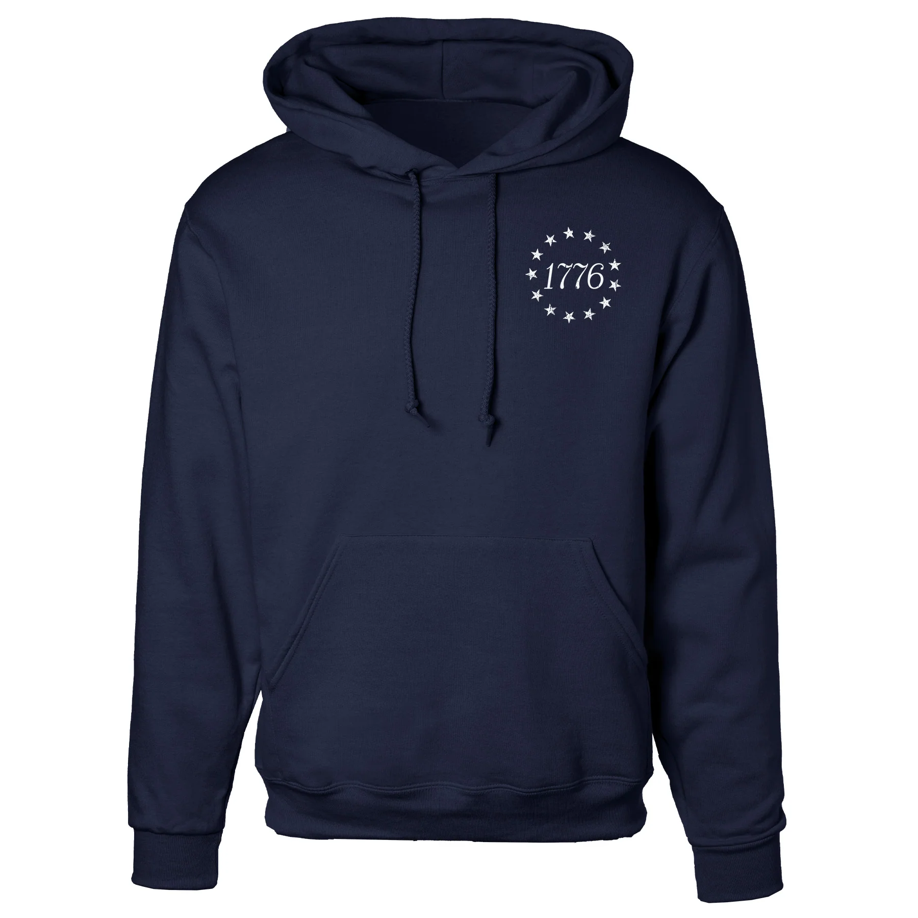 1776 Betsy Ross Flag Hoodie - Back Design - Image 19
