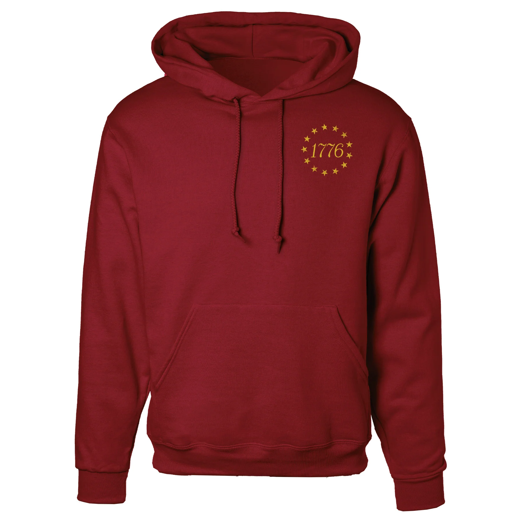 1776 Betsy Ross Flag Hoodie - Back Design - Image 25