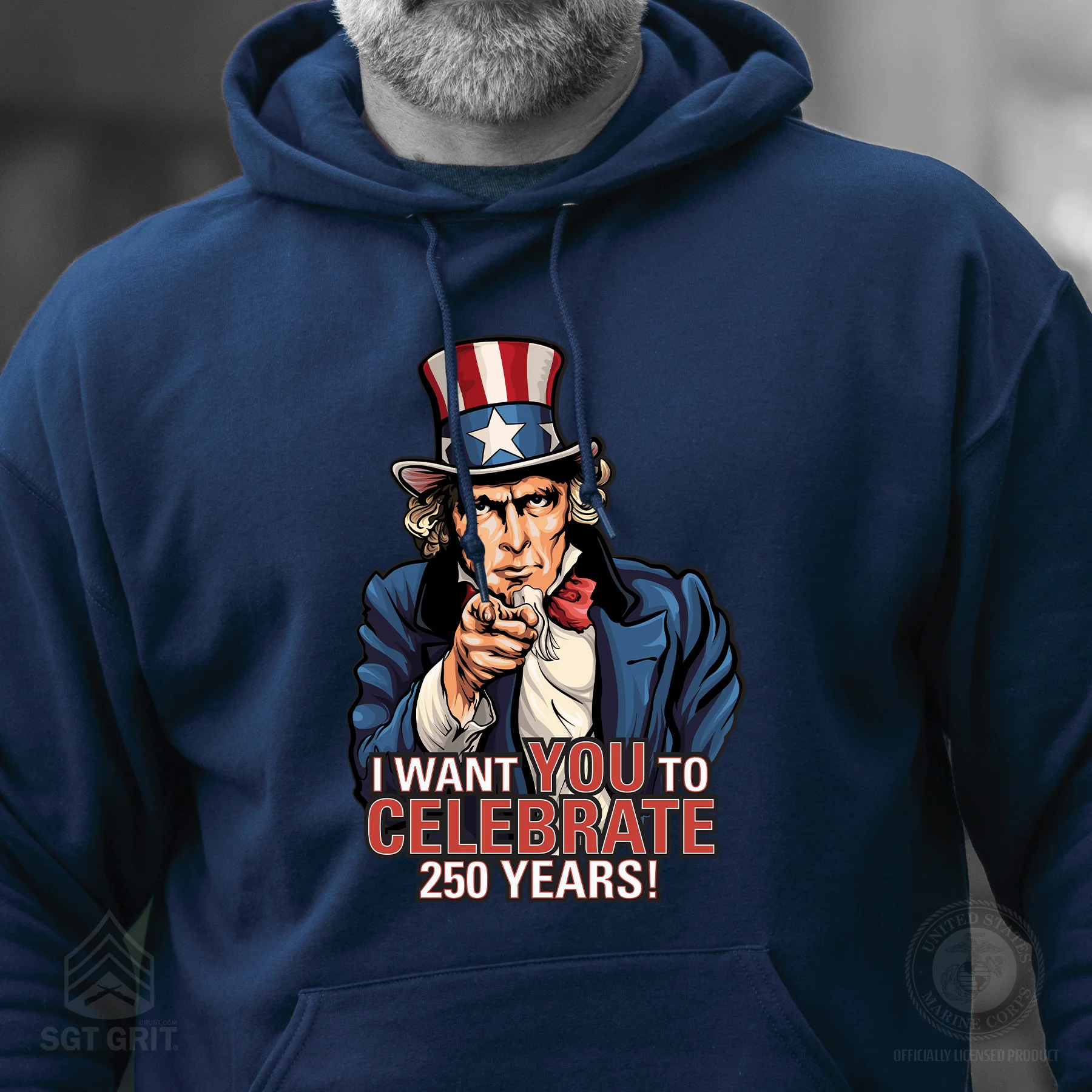 I Want You to Celebrate 250 Years Hoodie - Image 2