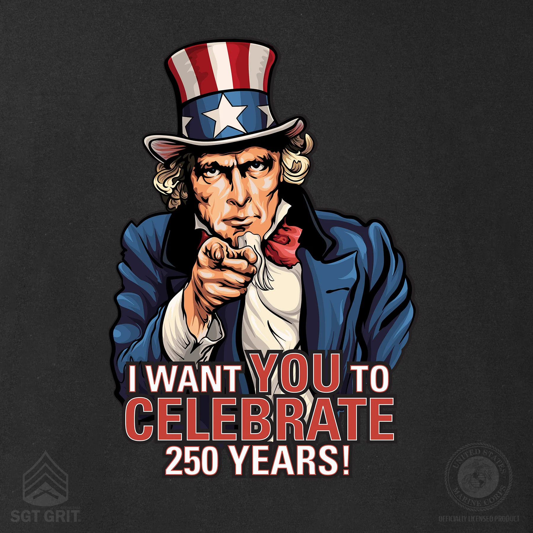 I Want You to Celebrate 250 Years Hoodie - Image 6