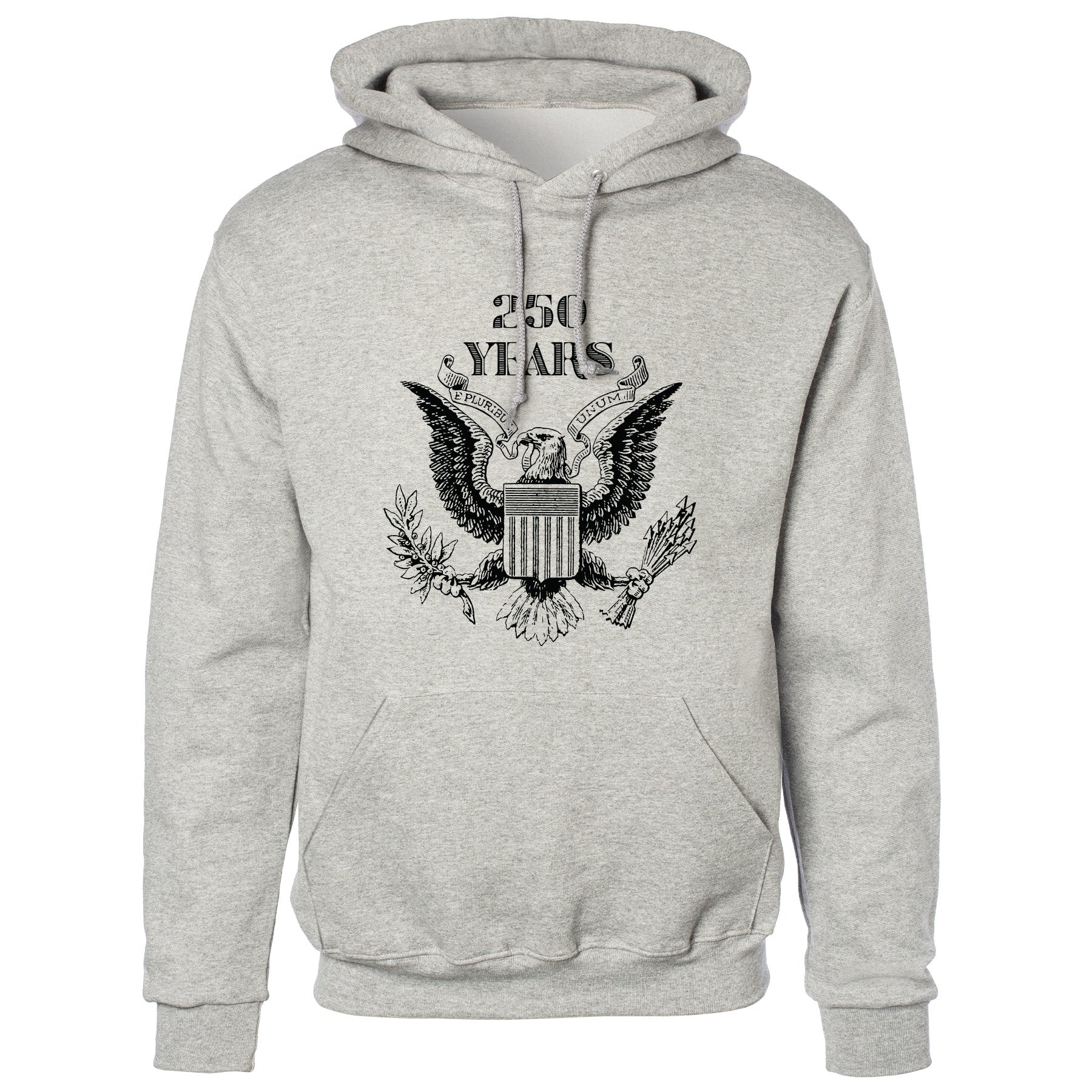 Vintage Eagle 250 Years Hoodie- Gray