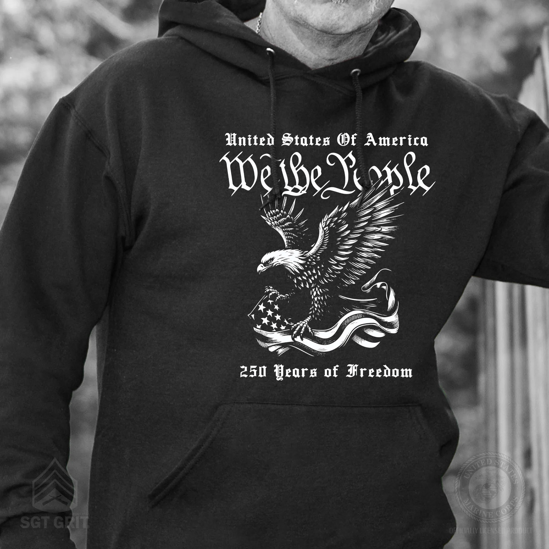 We The People 250 Years Eagle Hoodie - Image 2