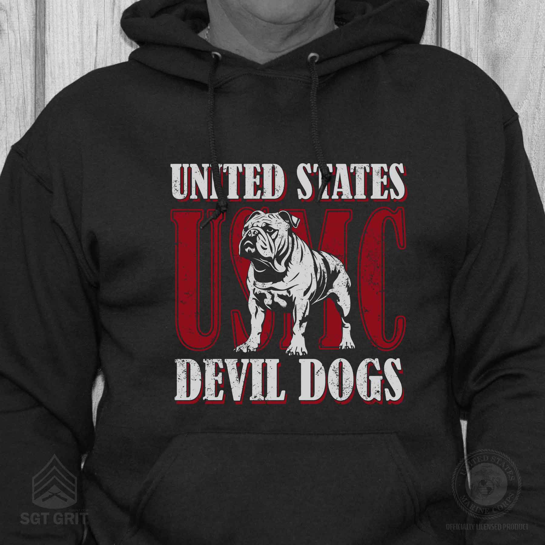 USMC Devil Dog Hoodie - Image 2