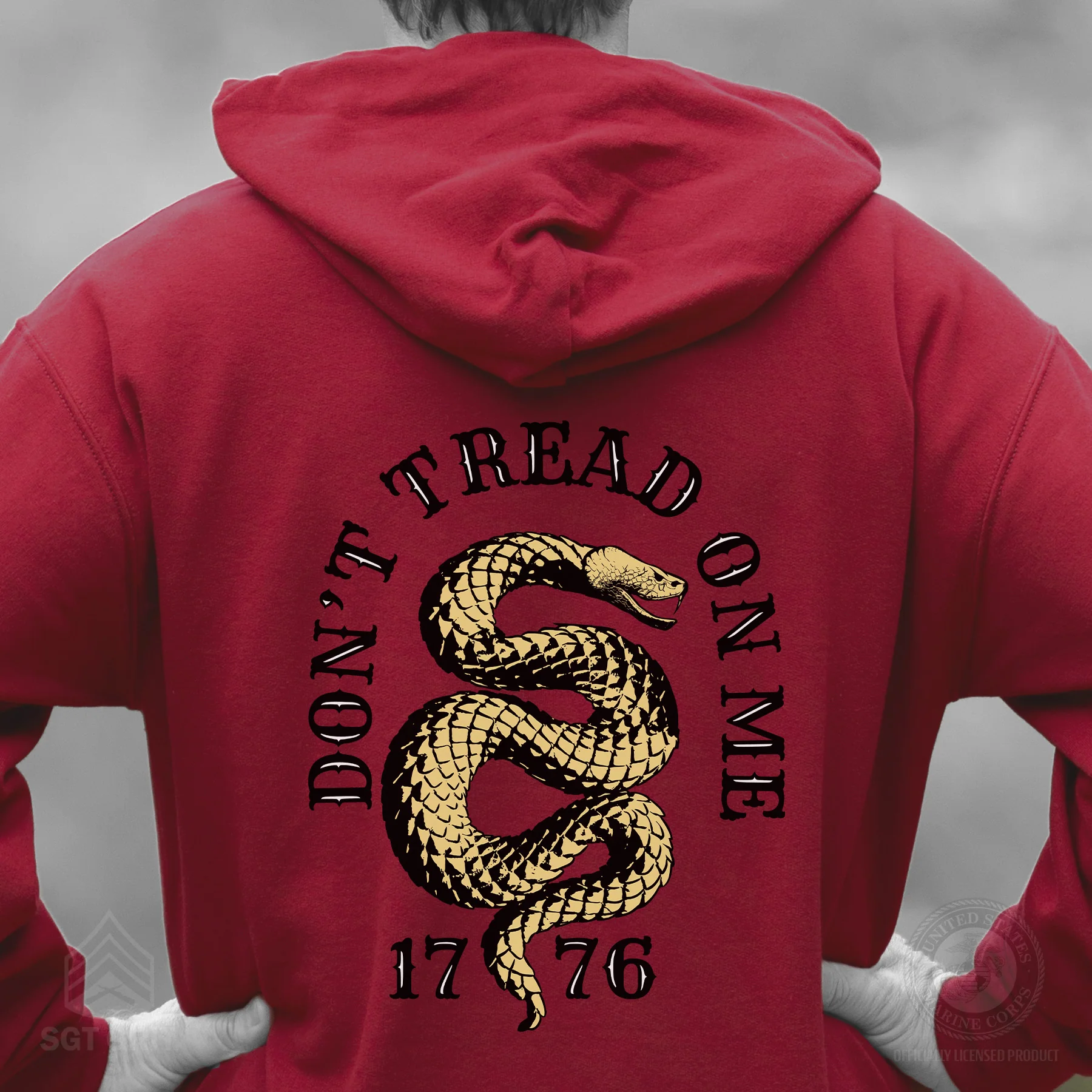 Don’t Tread On Me 1776 Hoodie - Image 4