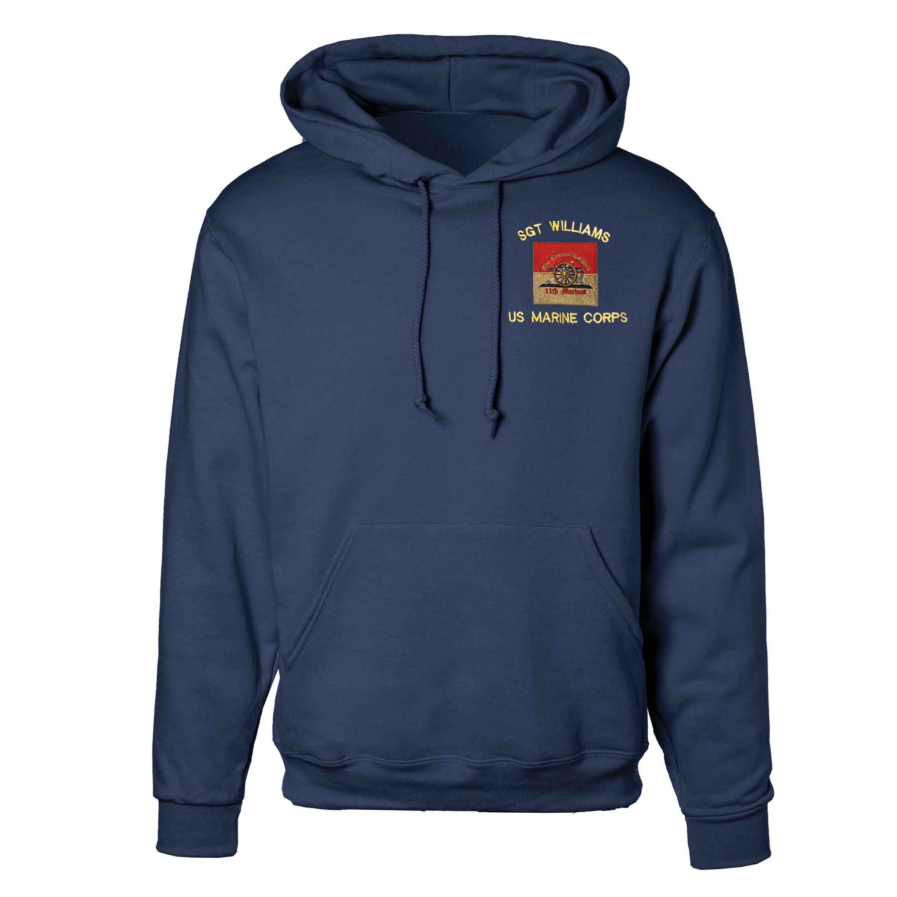 11th Marines Regimental Embroidered Hoodie - Image 3
